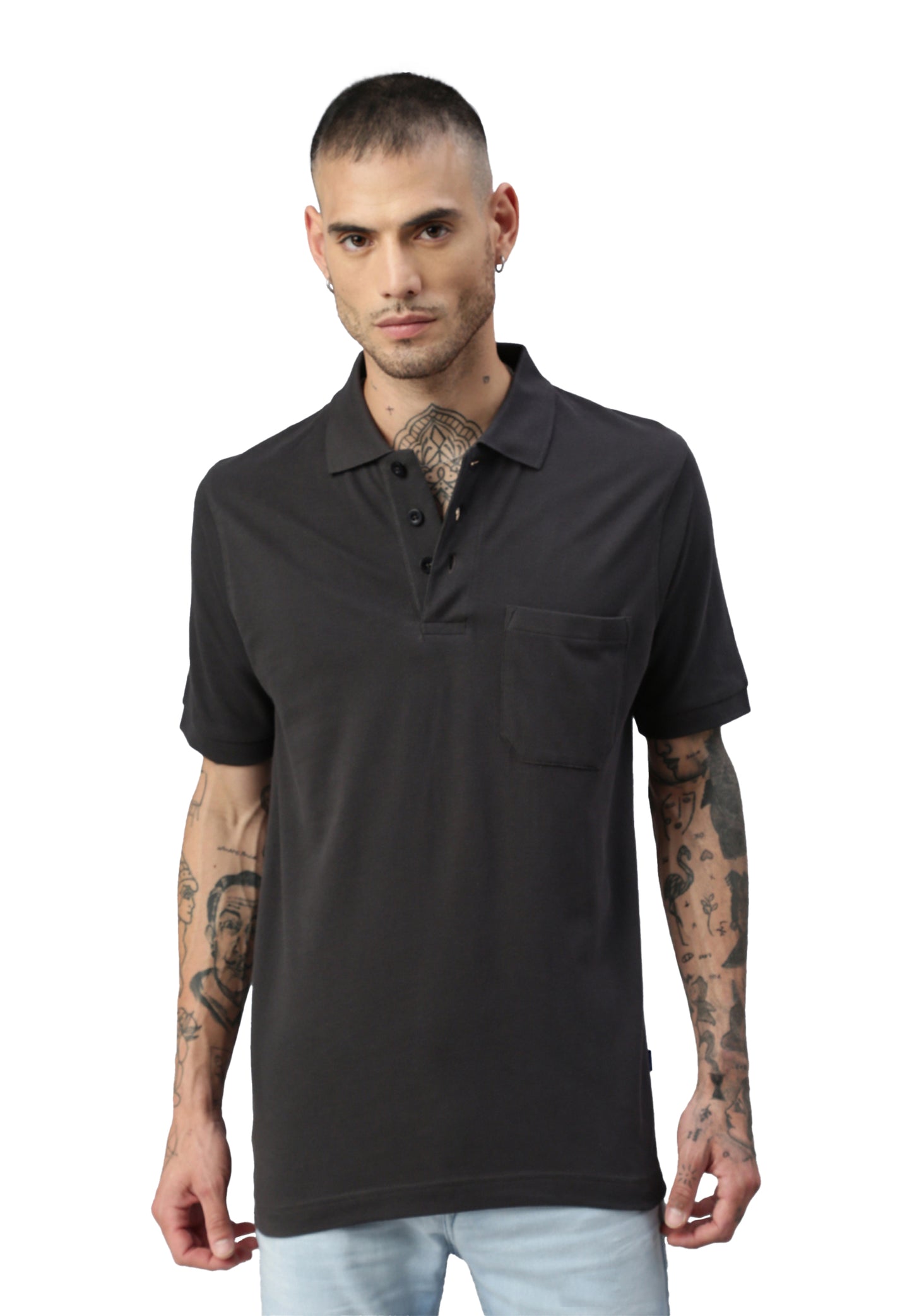 Switcher pocket polo whale color/410 arsenic