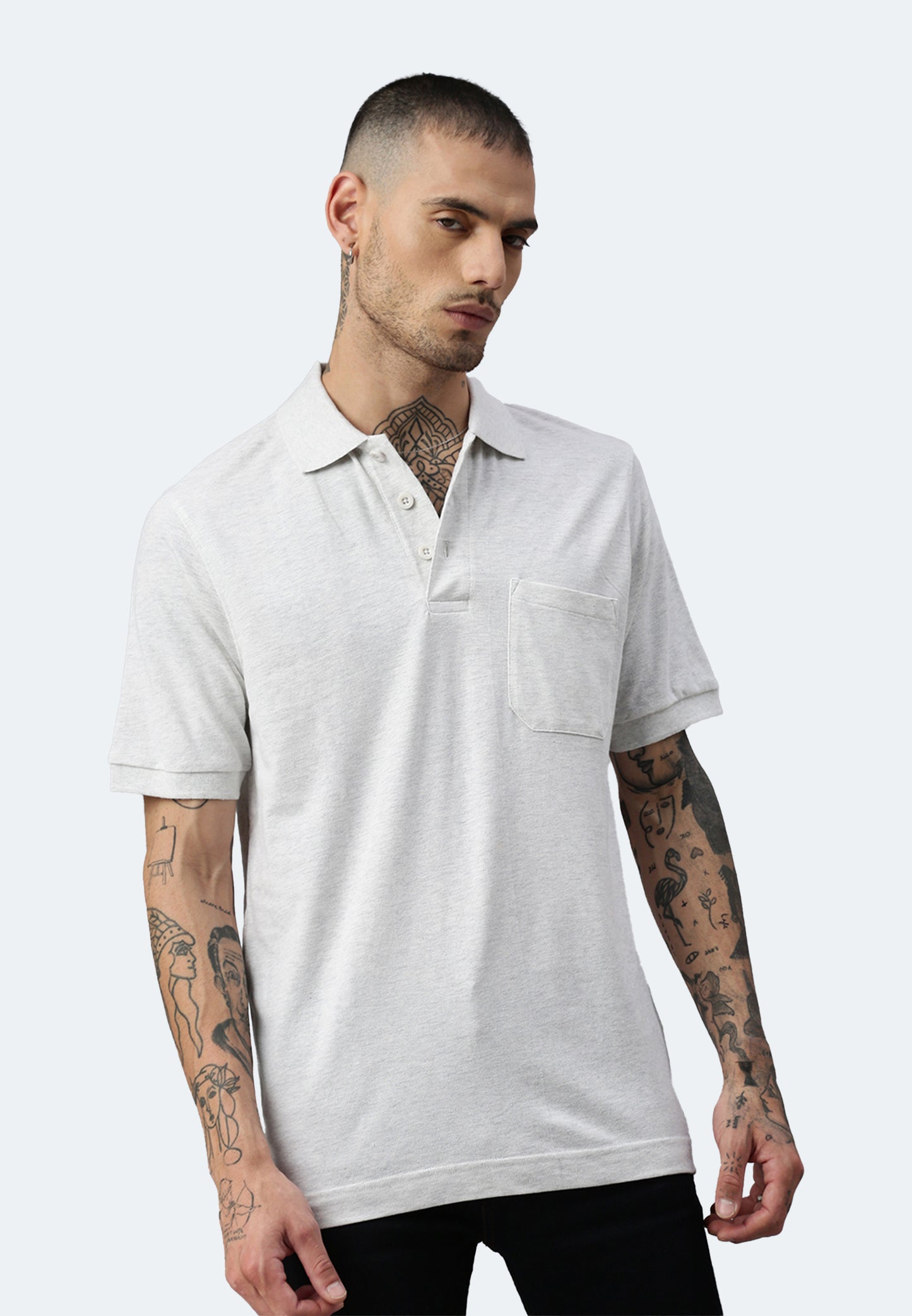 Switcher pocket polo whale color/43 blanc chine