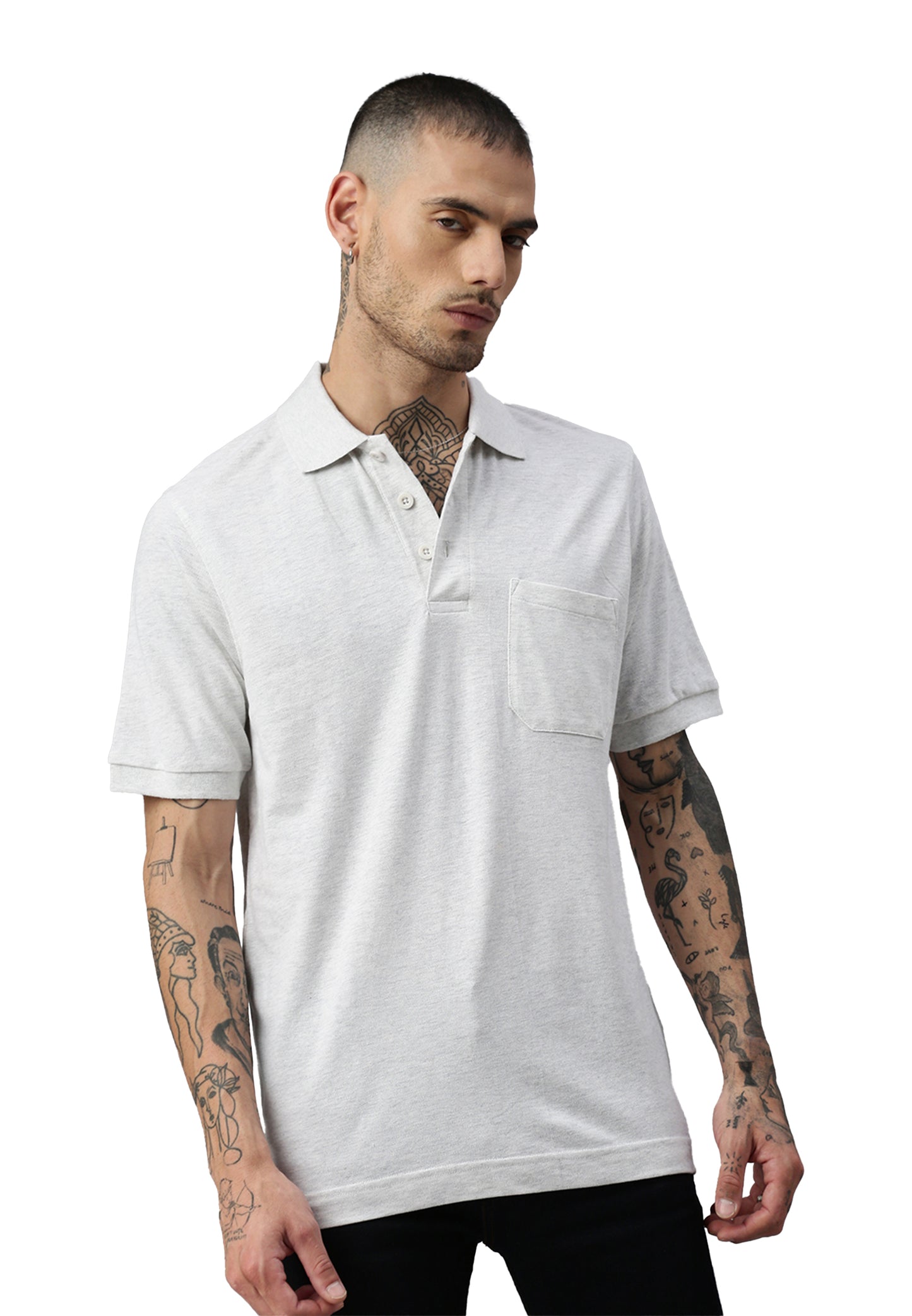 Switcher pocket polo whale color/43 blanc chine
