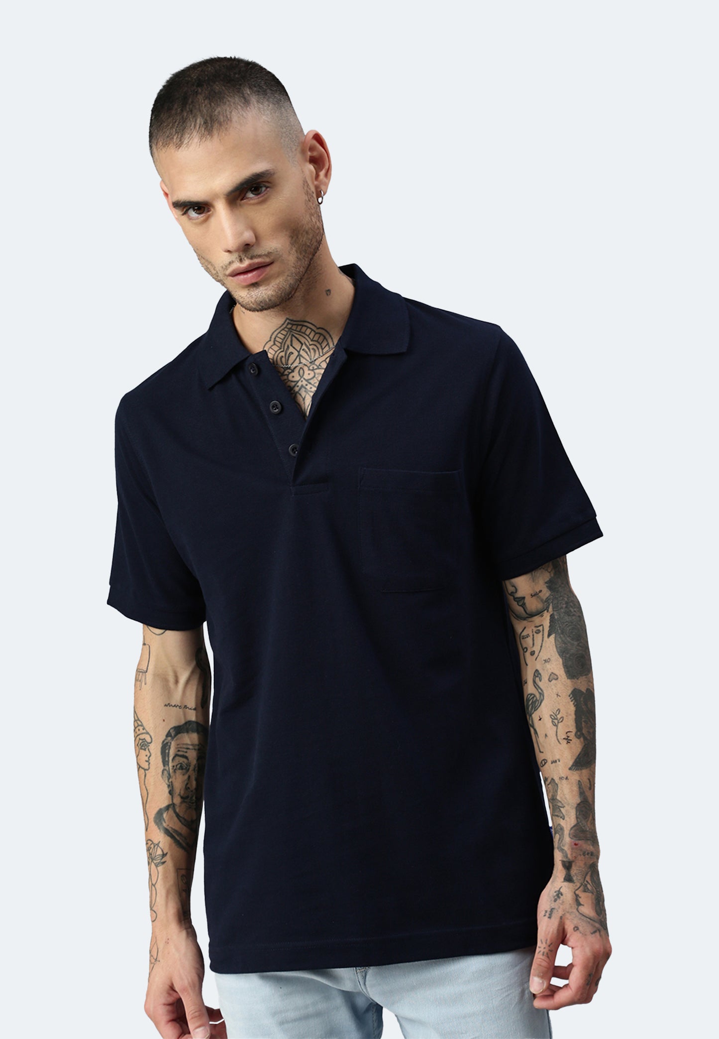 Switcher pocket polo whale color/20 navy