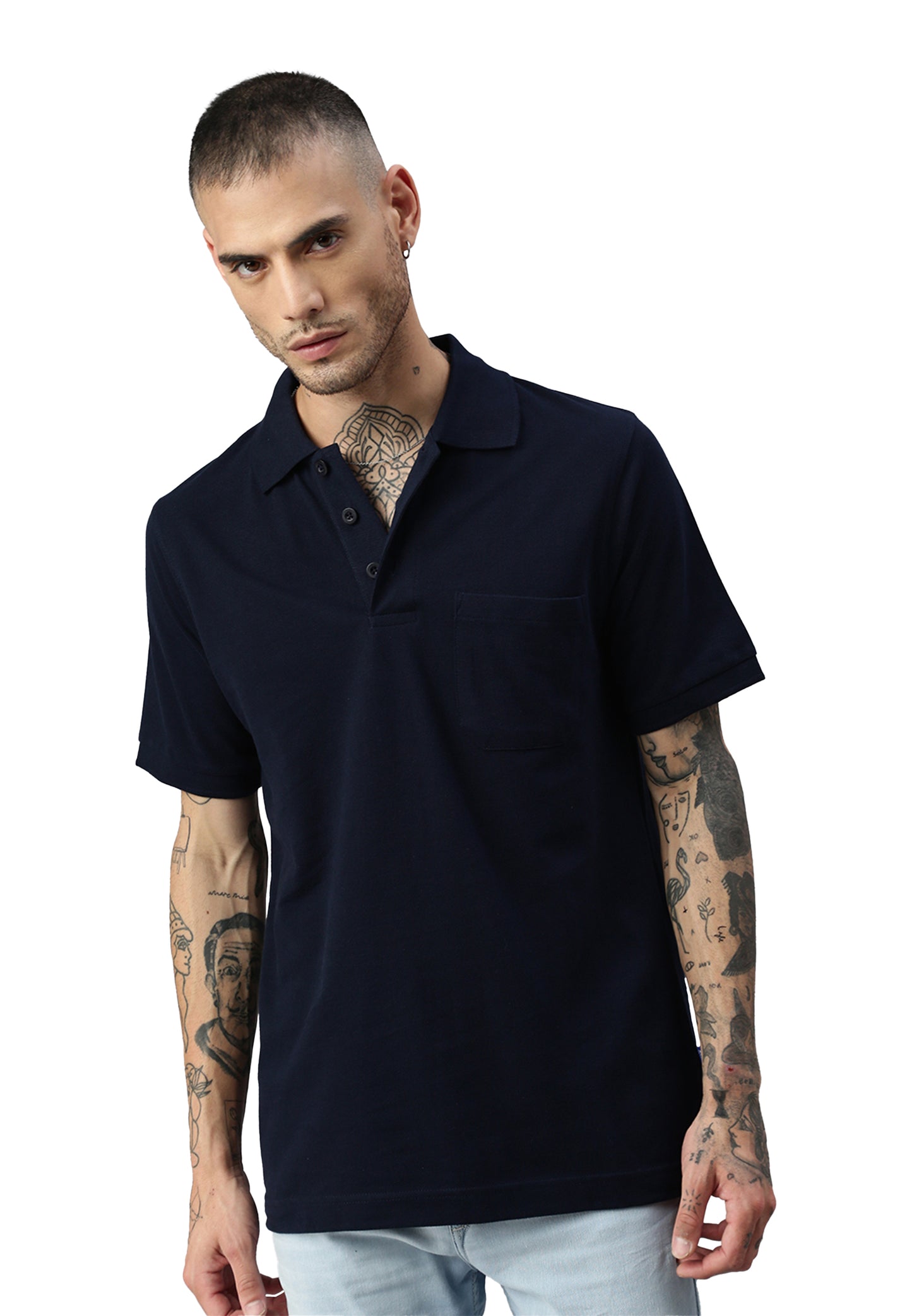 Switcher pocket polo whale color/20 navy