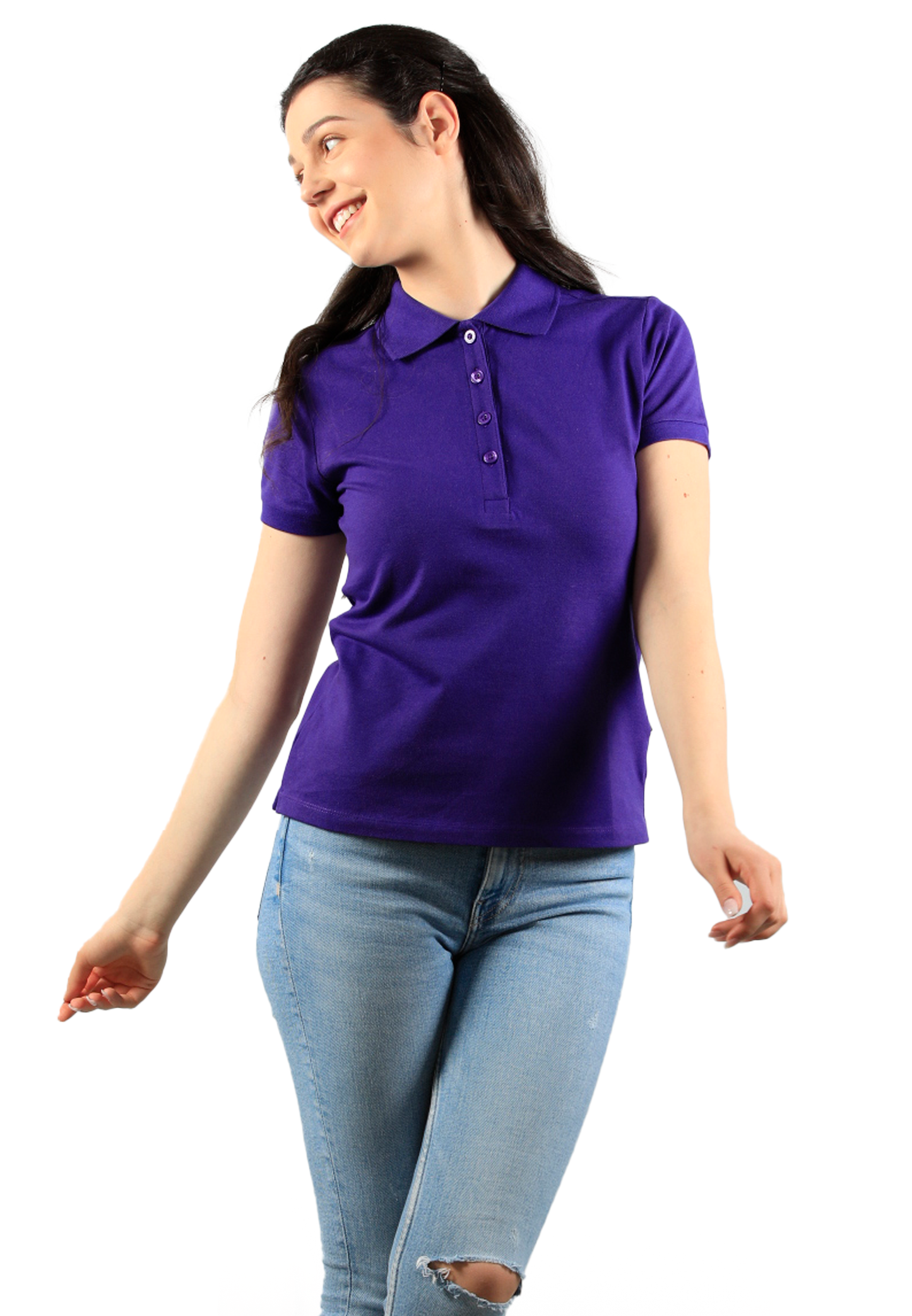 Switcher Lady polo stacy color/146 purple