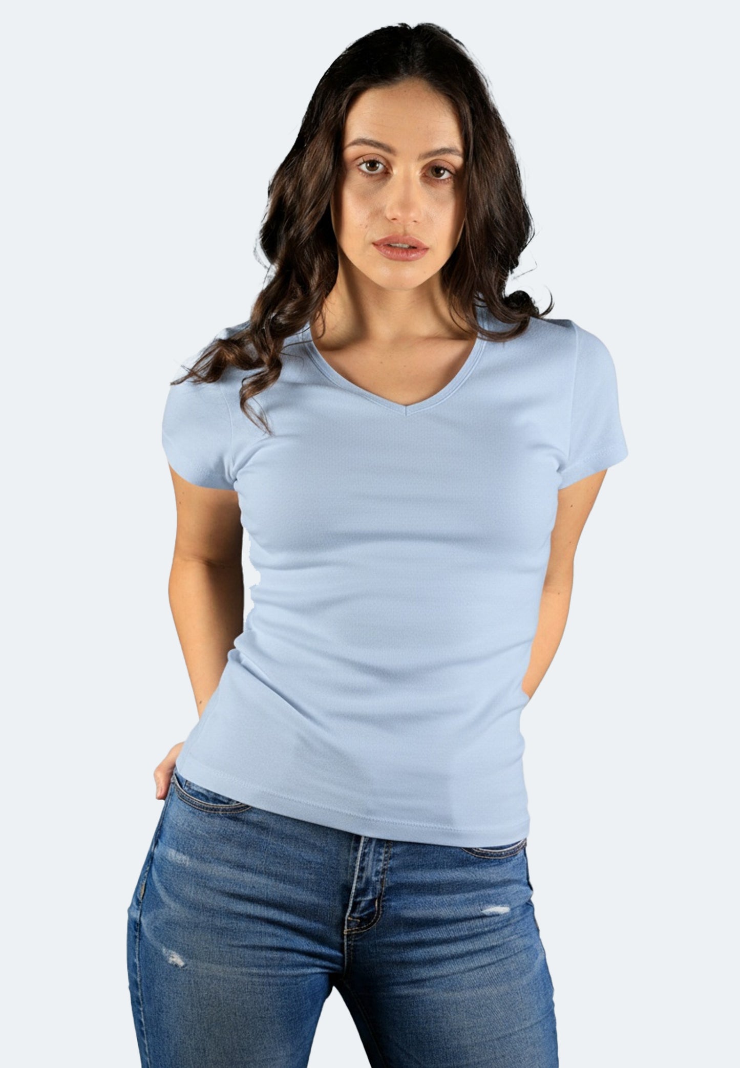 Switcher shirt Lady efia color/205 blue soul
