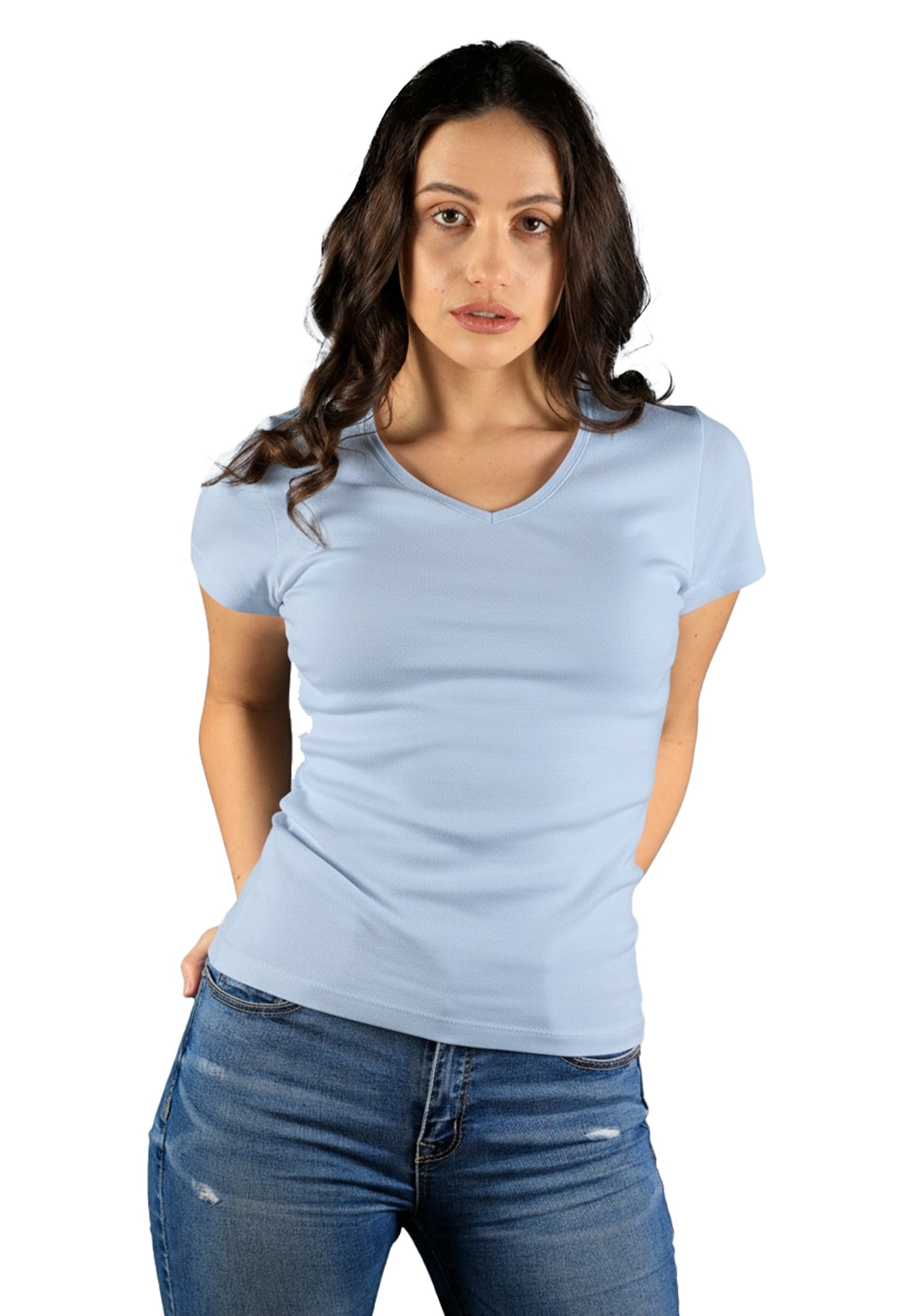 Switcher shirt Lady efia color/205 blue soul