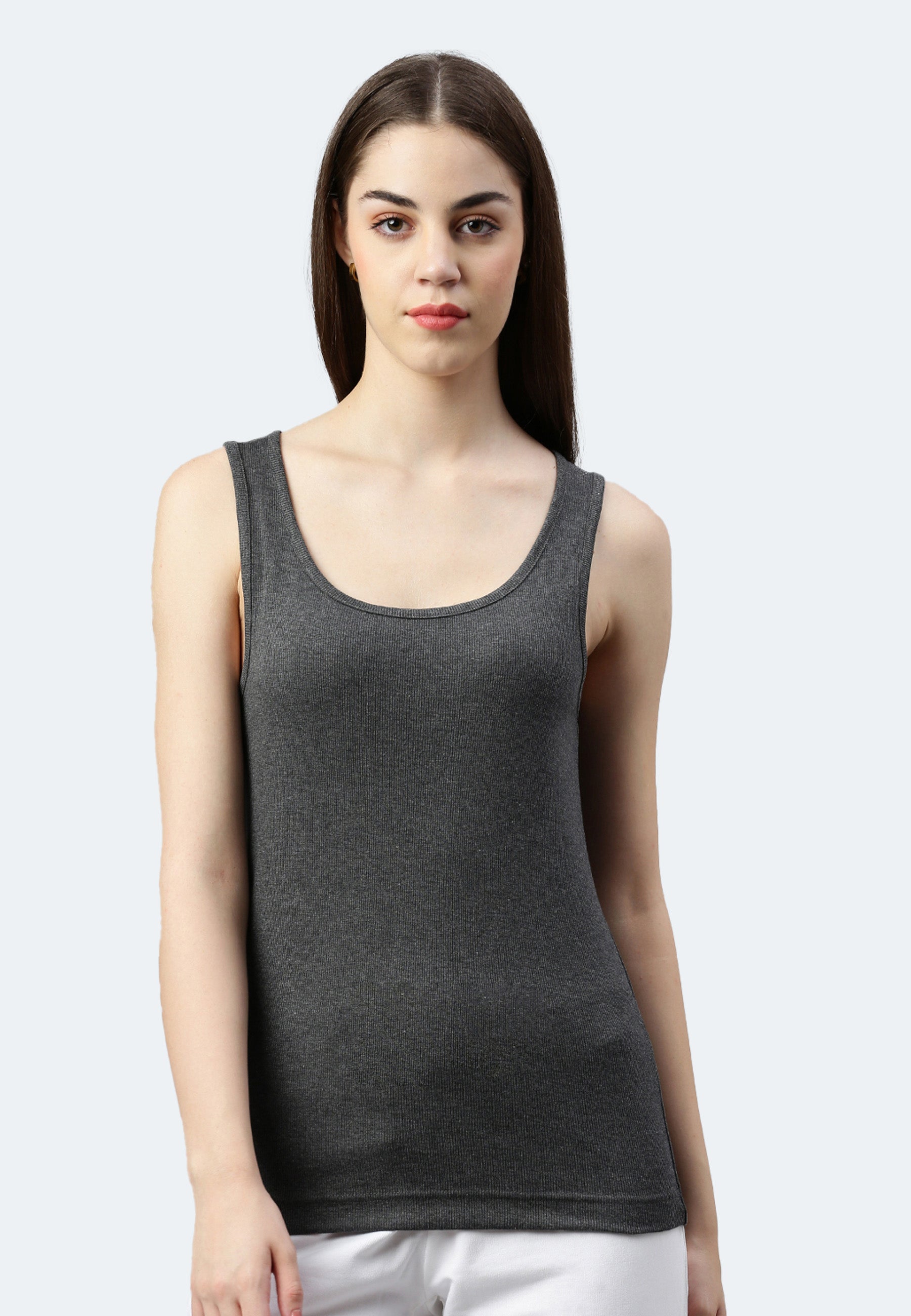 Bamboo ribbed tank top Helena