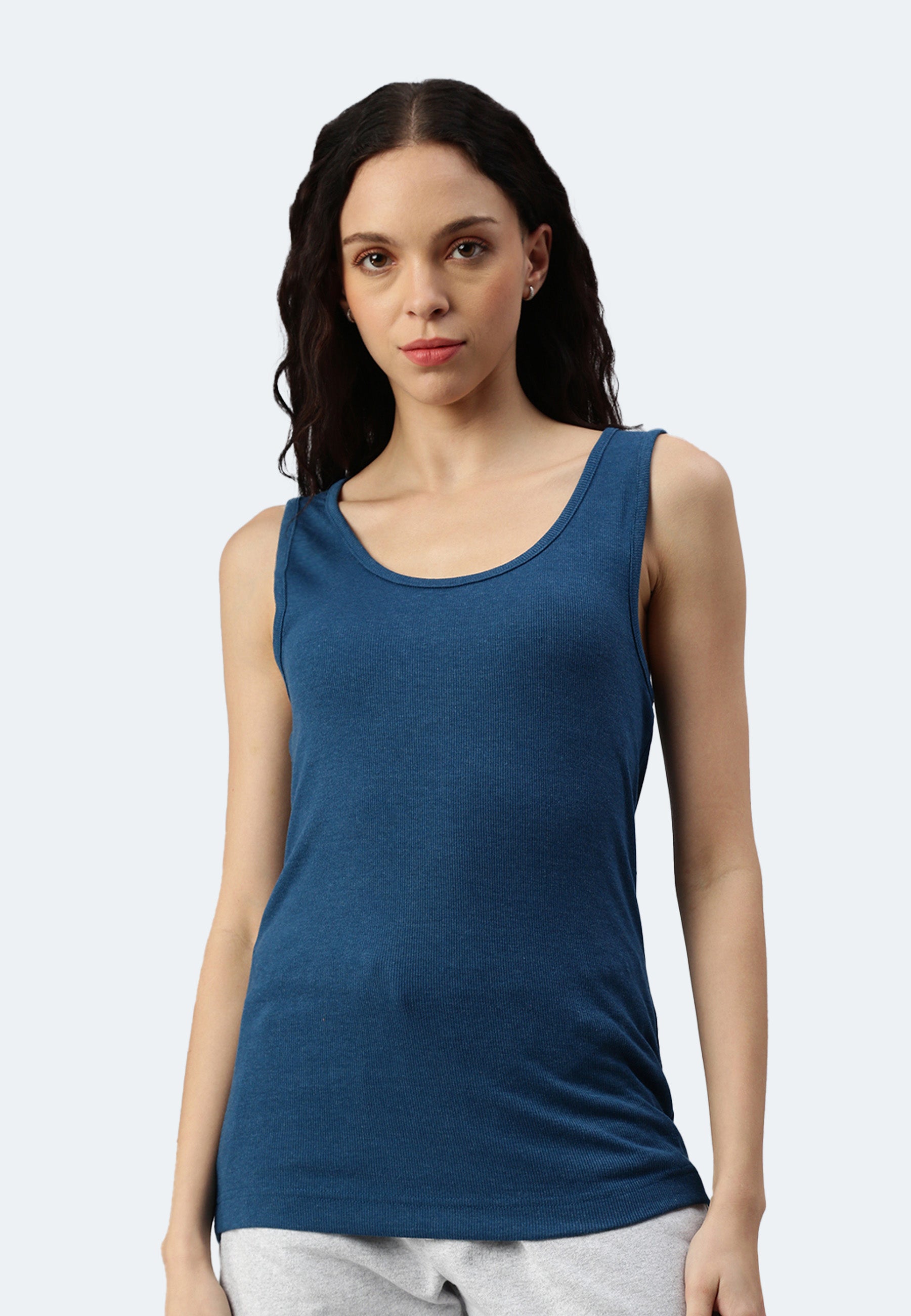 Bamboo ribbed tank top Helena