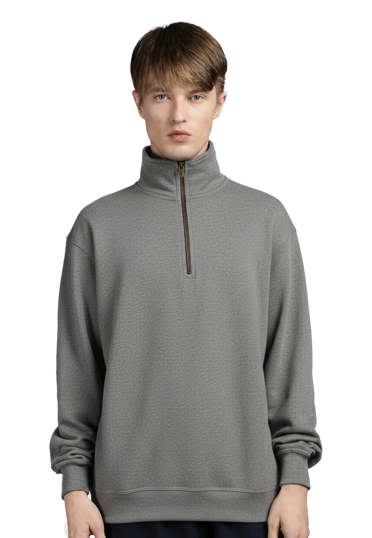 Switcher men's sweatshirt Oslo color/672 ebony chine