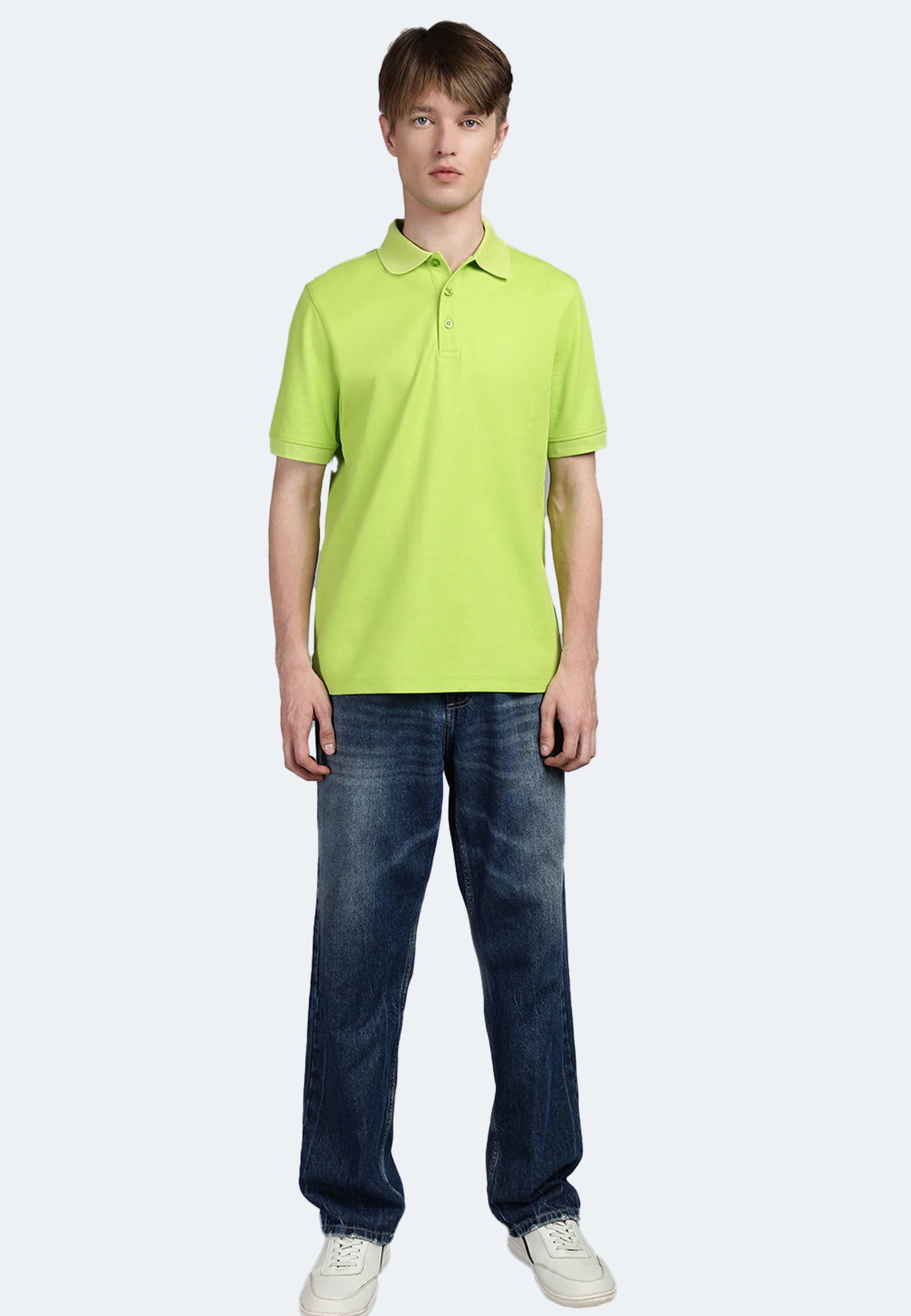 Switcher men's polo sammy color/364 lime