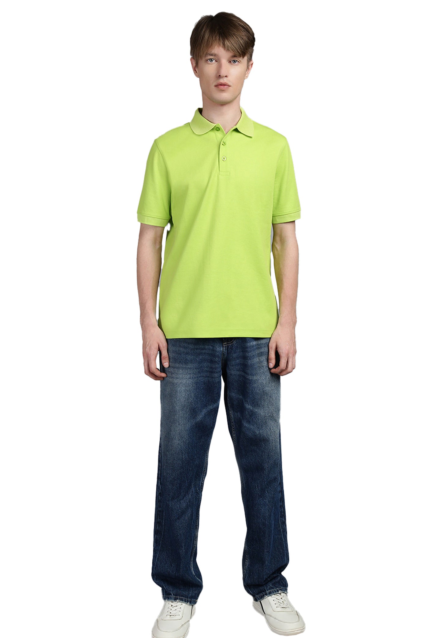 Switcher men's polo sammy color/364 lime