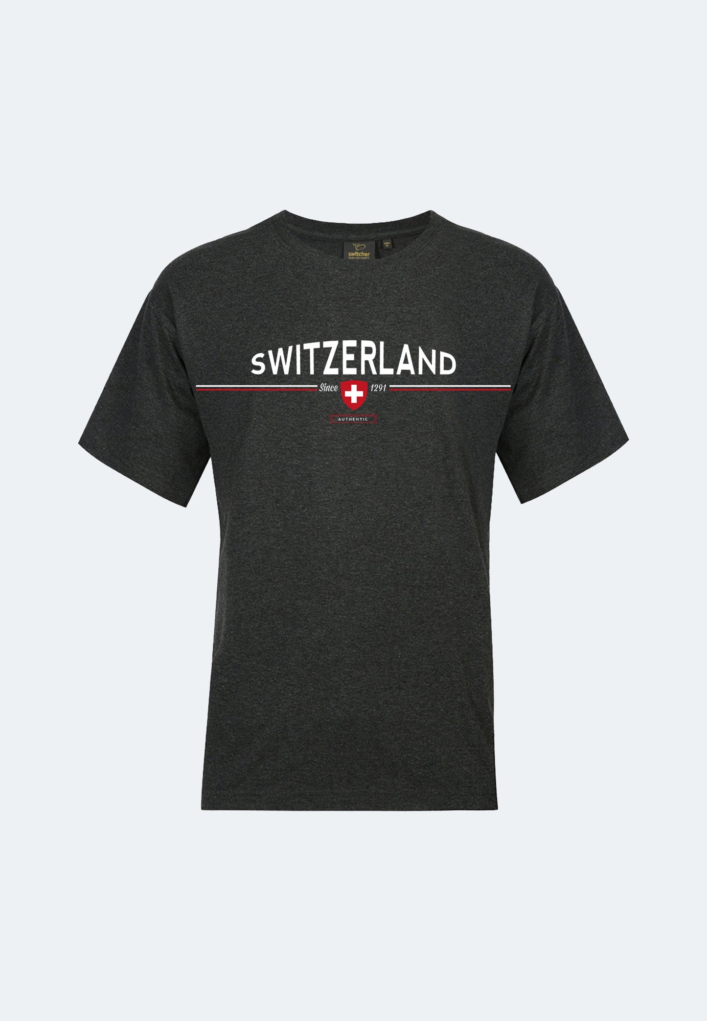 Switcher unisex shirt switzerland color/41 noir chine