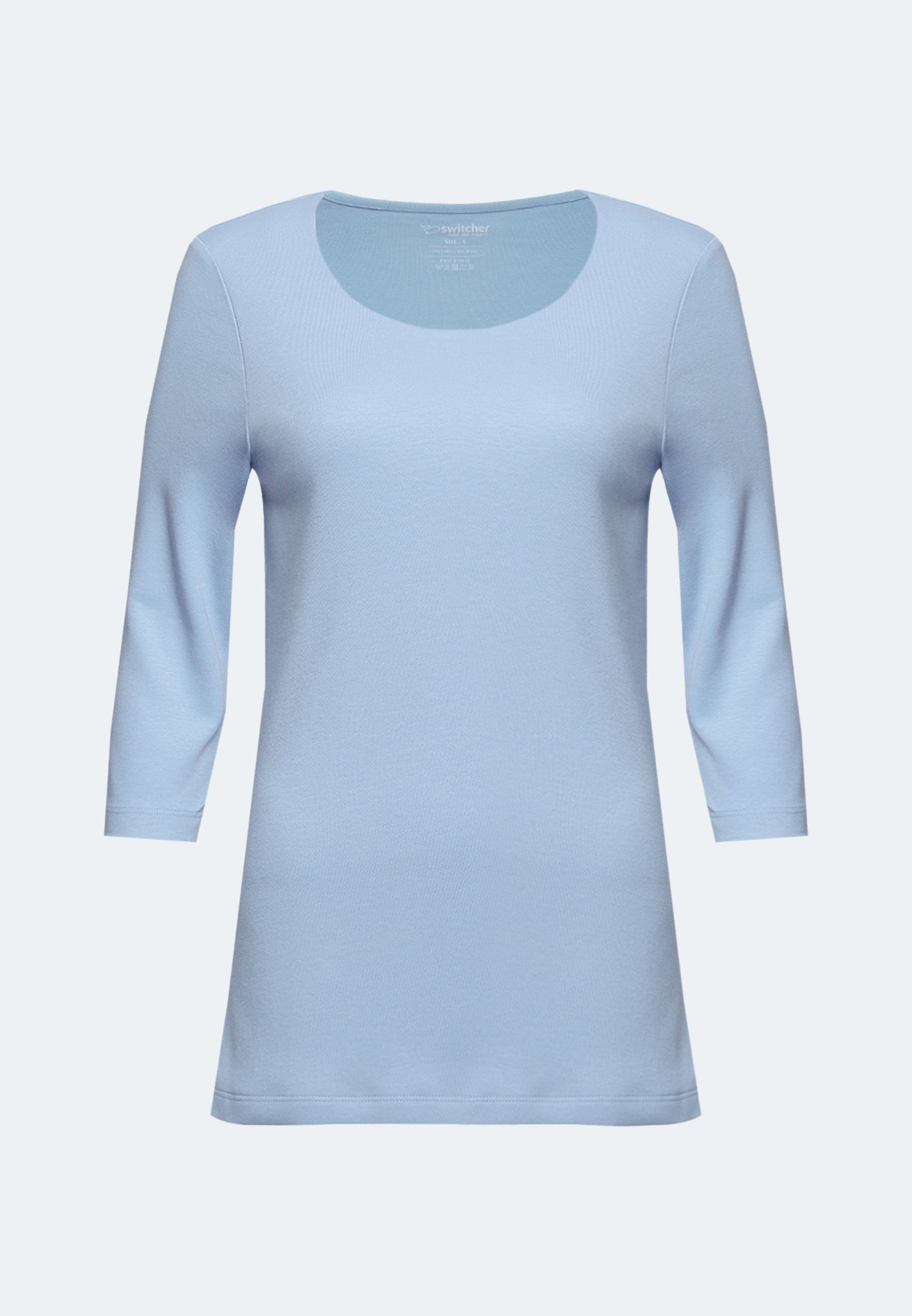 Switcher longsleeve tisha color/205 blue soul