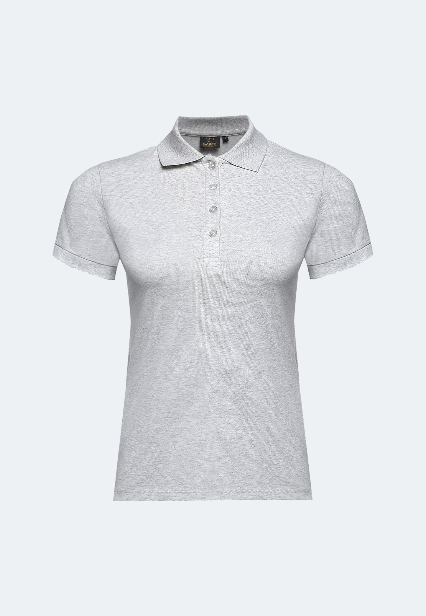 Stretch organic piqué polo shirt Stacy