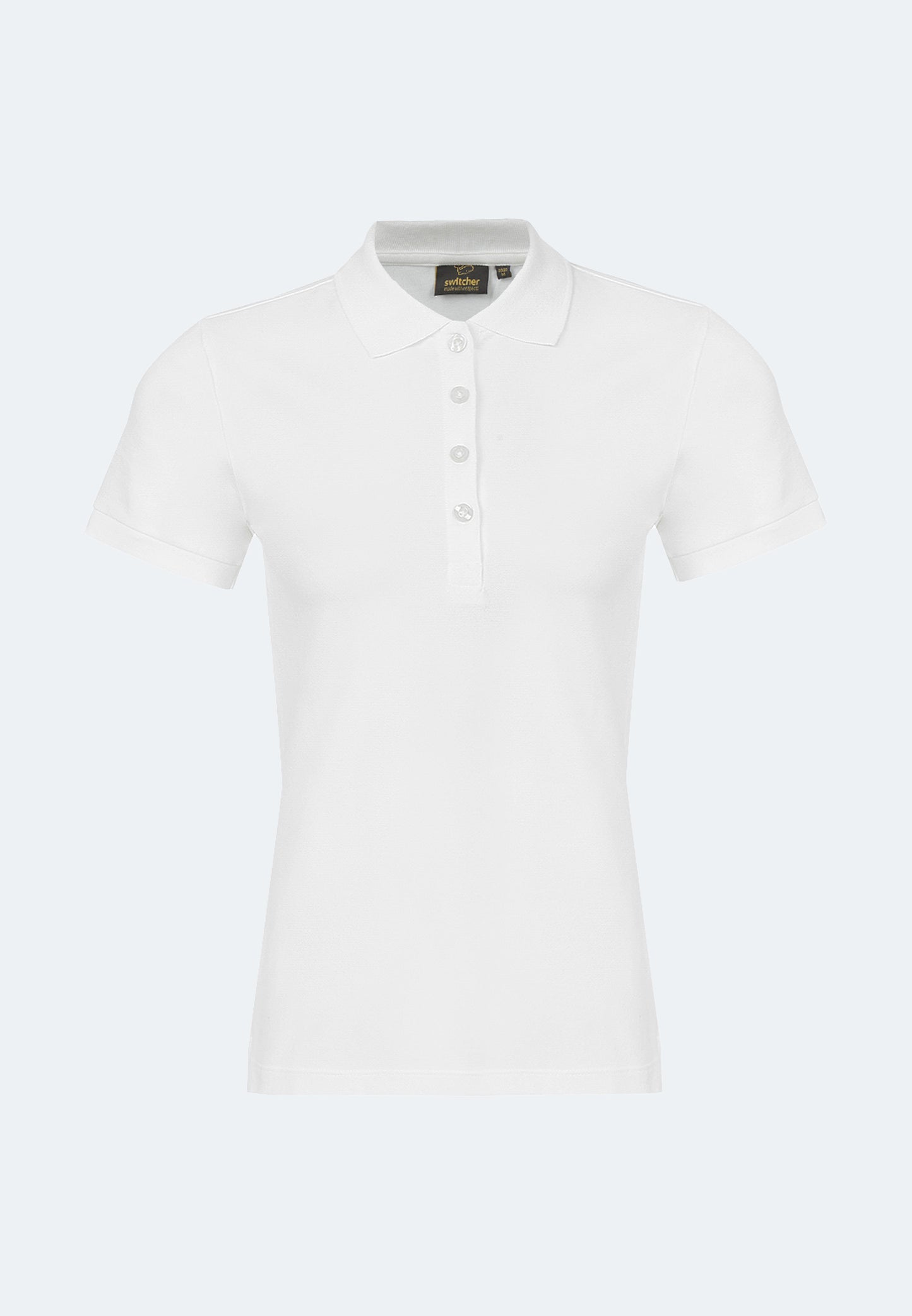 Stretch organic piqué polo shirt Stacy