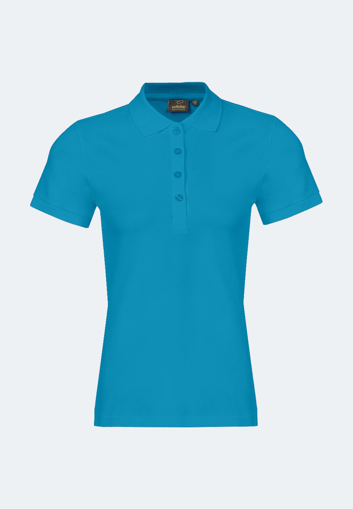 Stretch organic piqué polo shirt Stacy