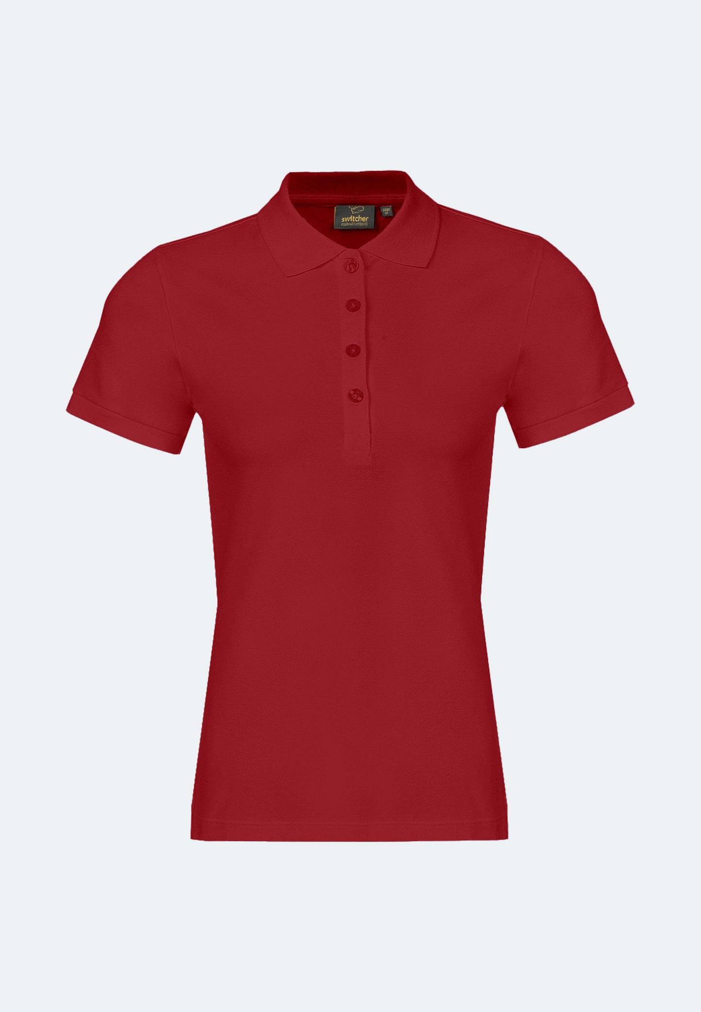 Stretch organic piqué polo shirt Stacy