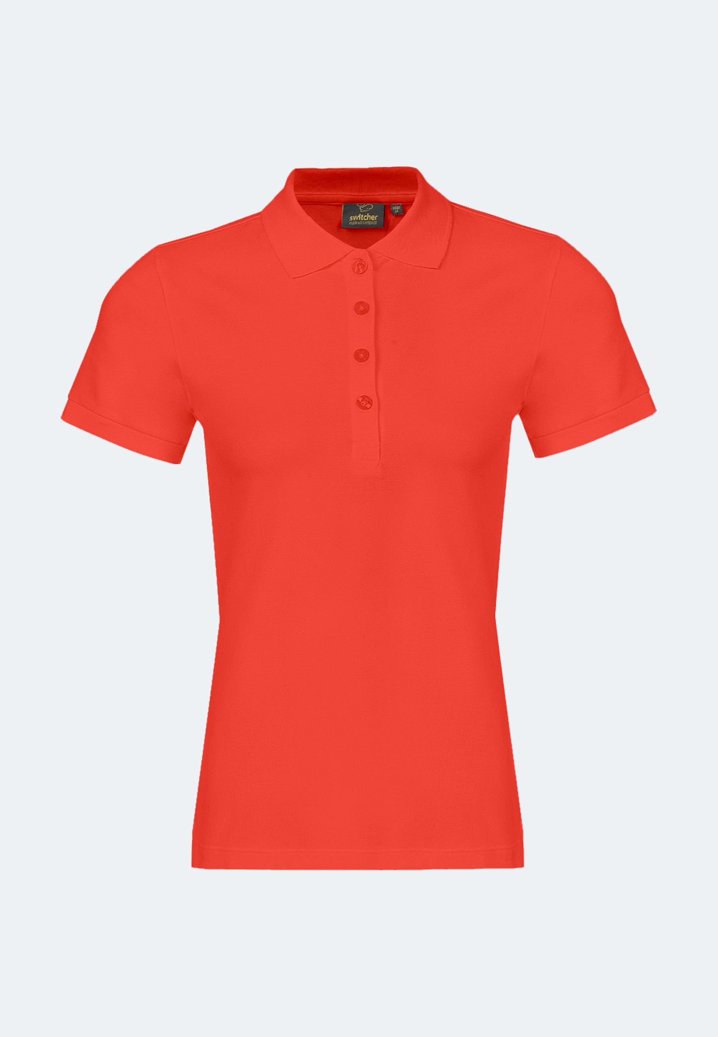 Stretch organic piqué polo shirt Stacy
