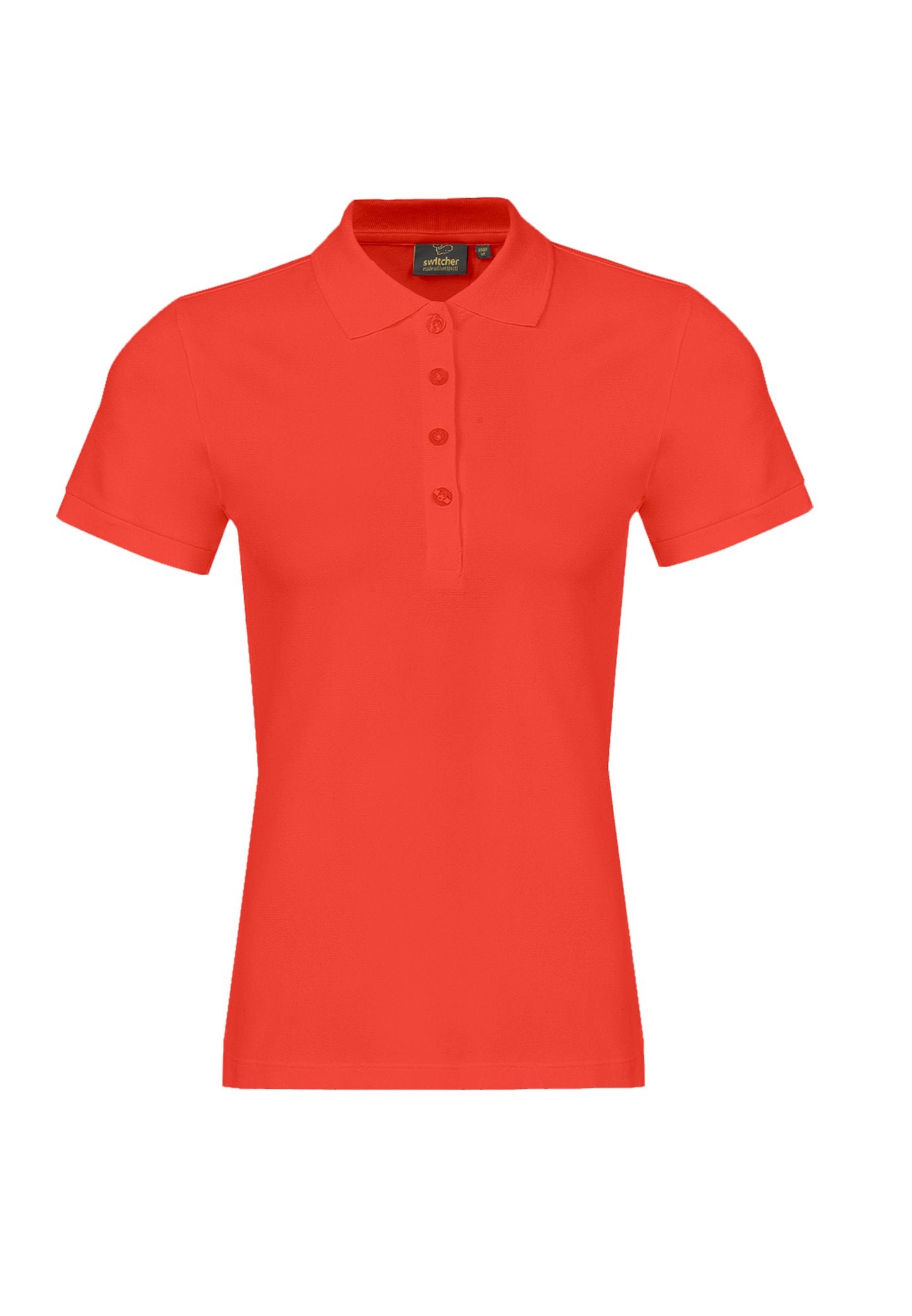 Stretch organic piqué polo shirt Stacy