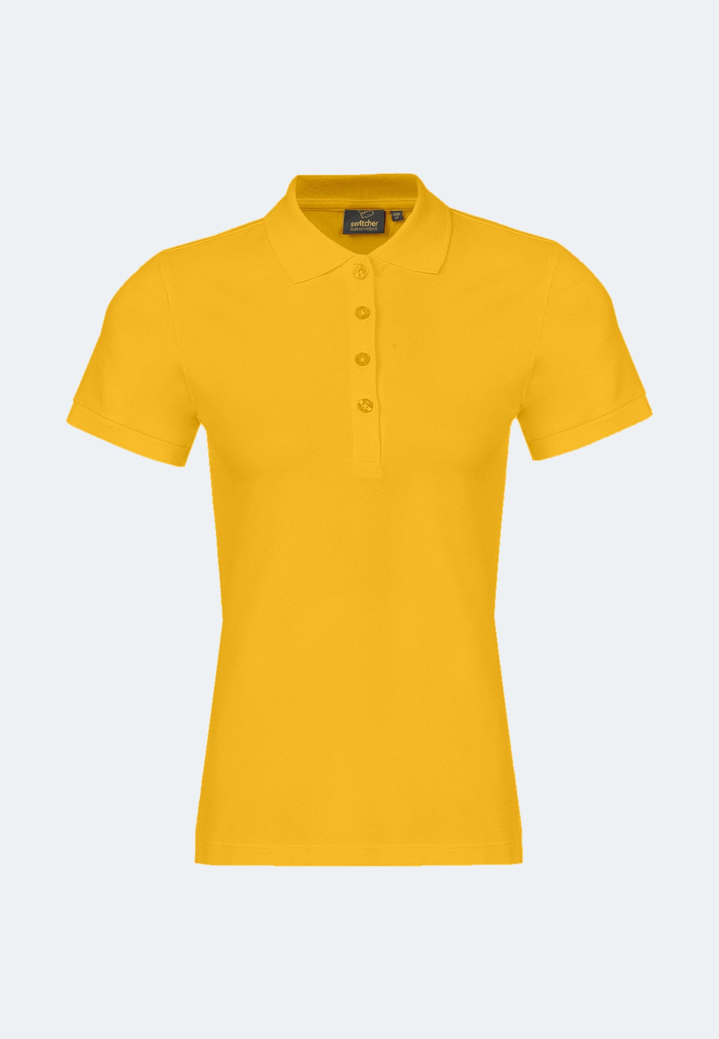 Stretch organic piqué polo shirt Stacy