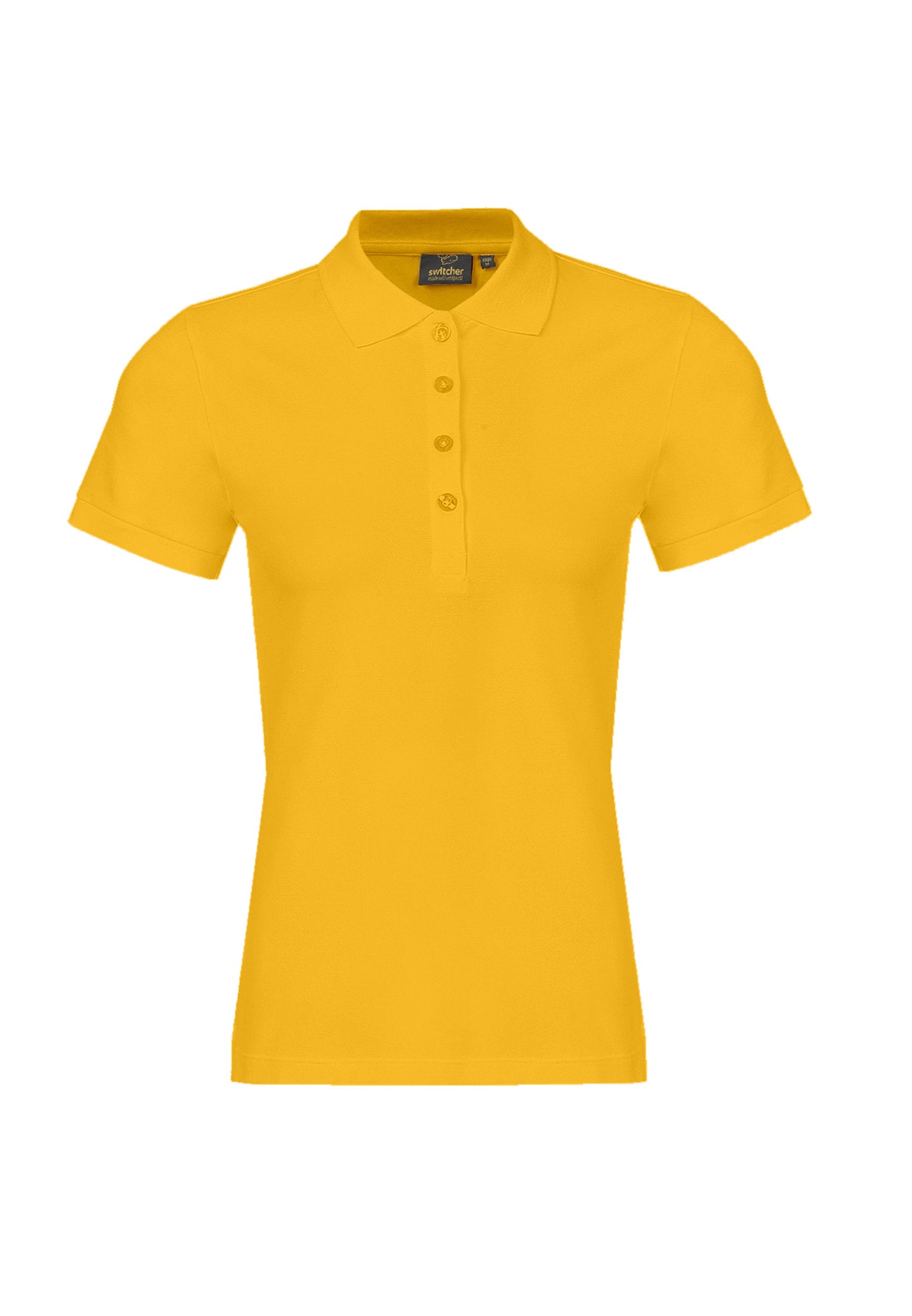 Stretch organic piqué polo shirt Stacy