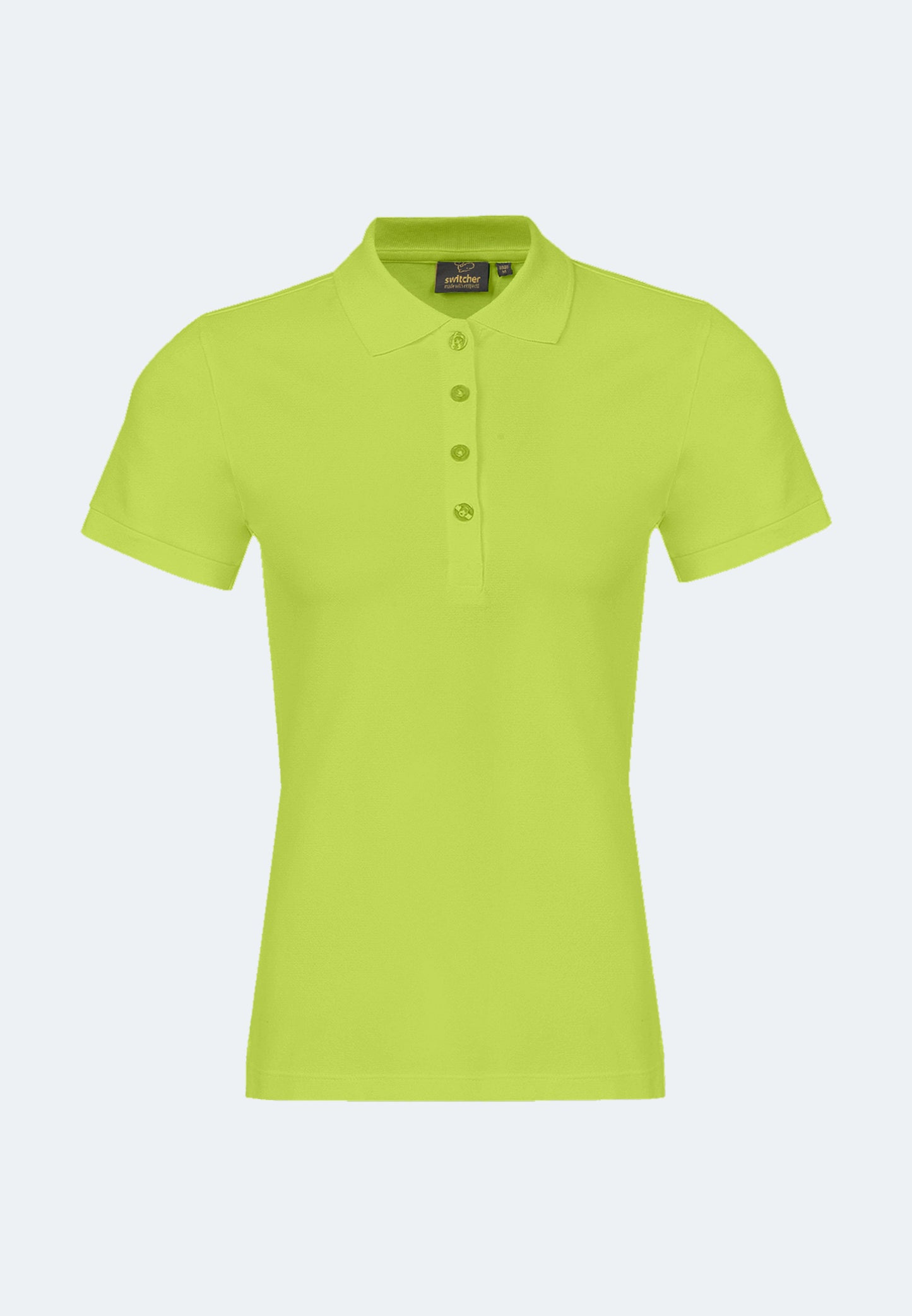 Stretch organic piqué polo shirt Stacy