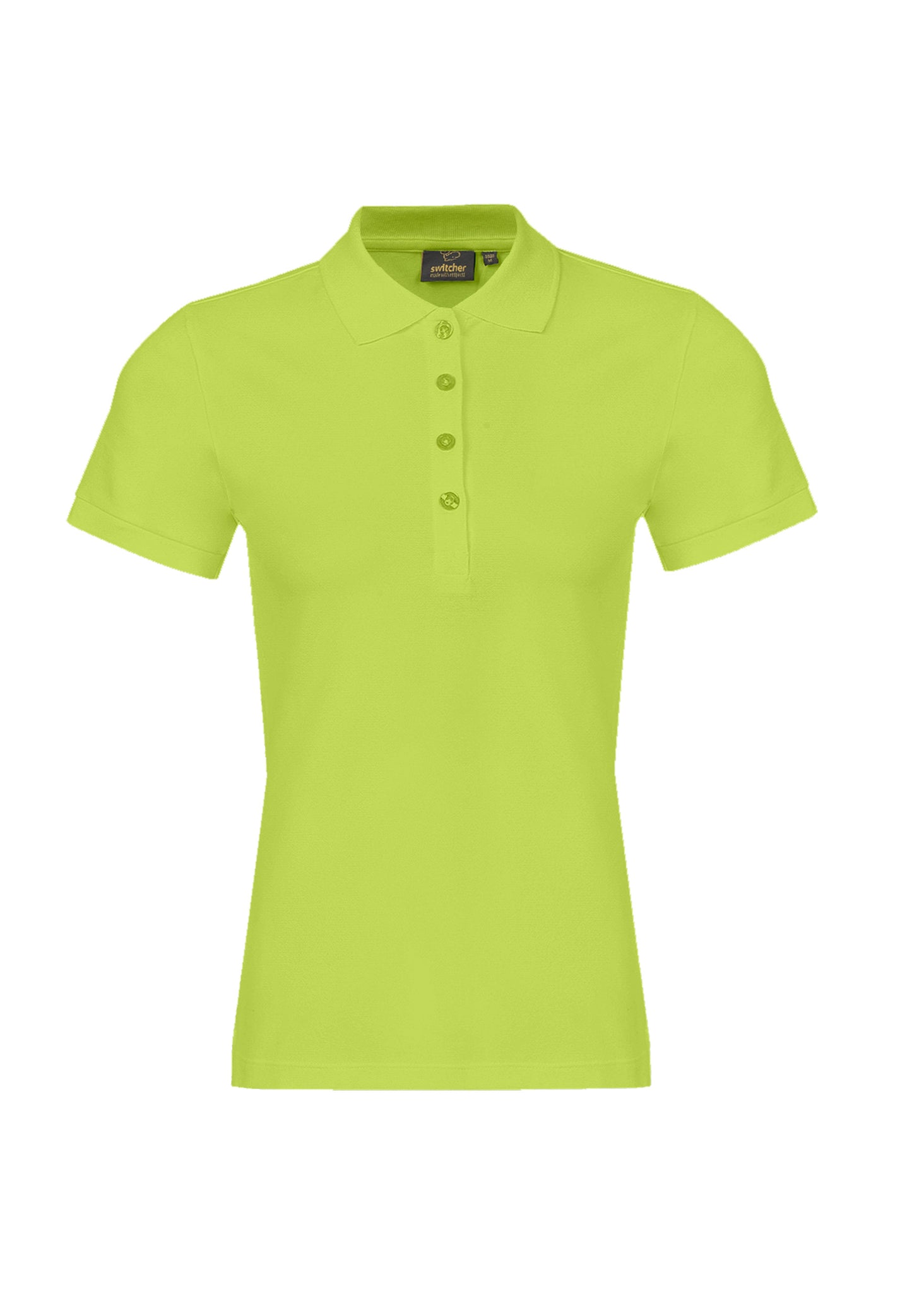Stretch organic piqué polo shirt Stacy