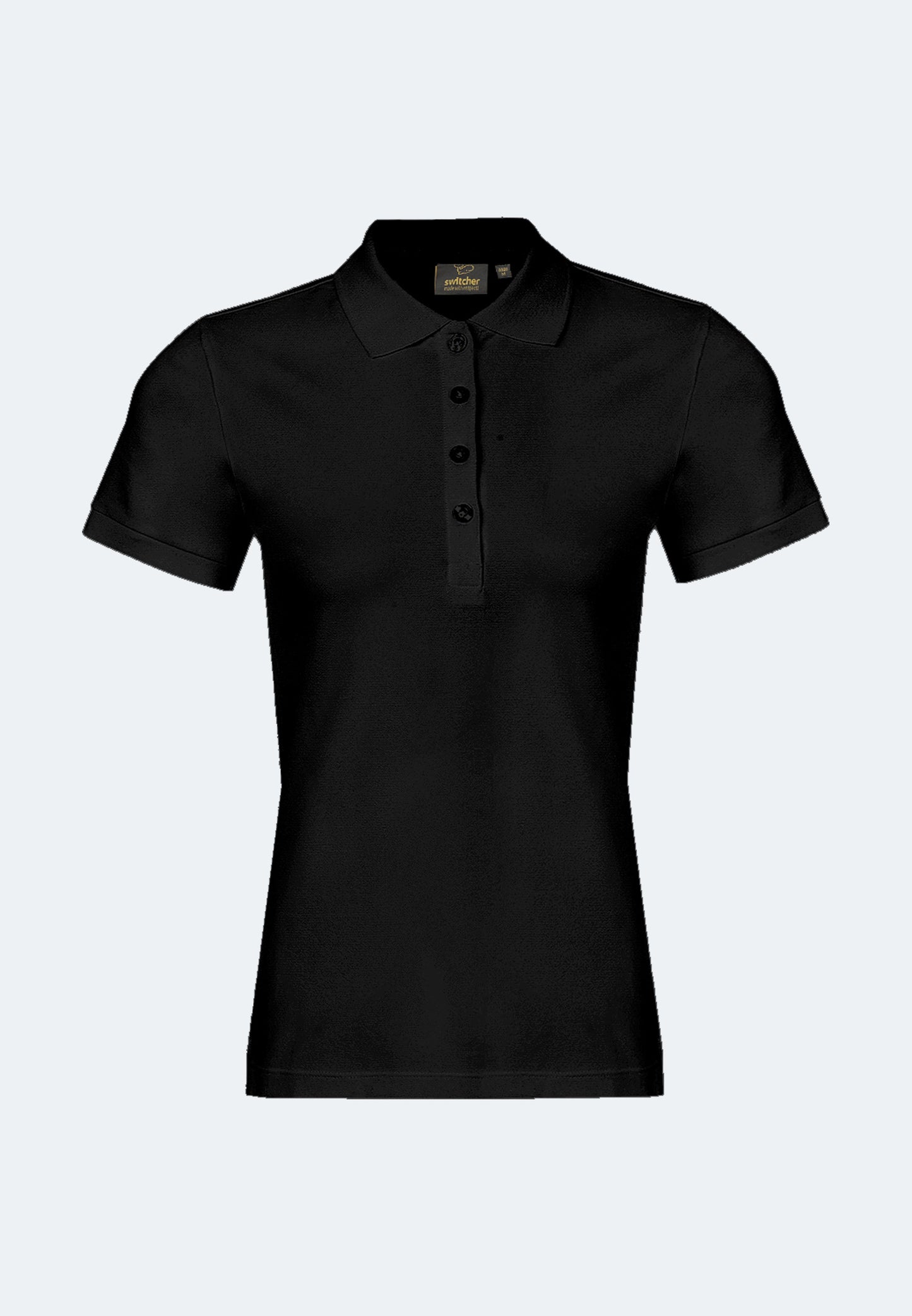 Stretch organic piqué polo shirt Stacy