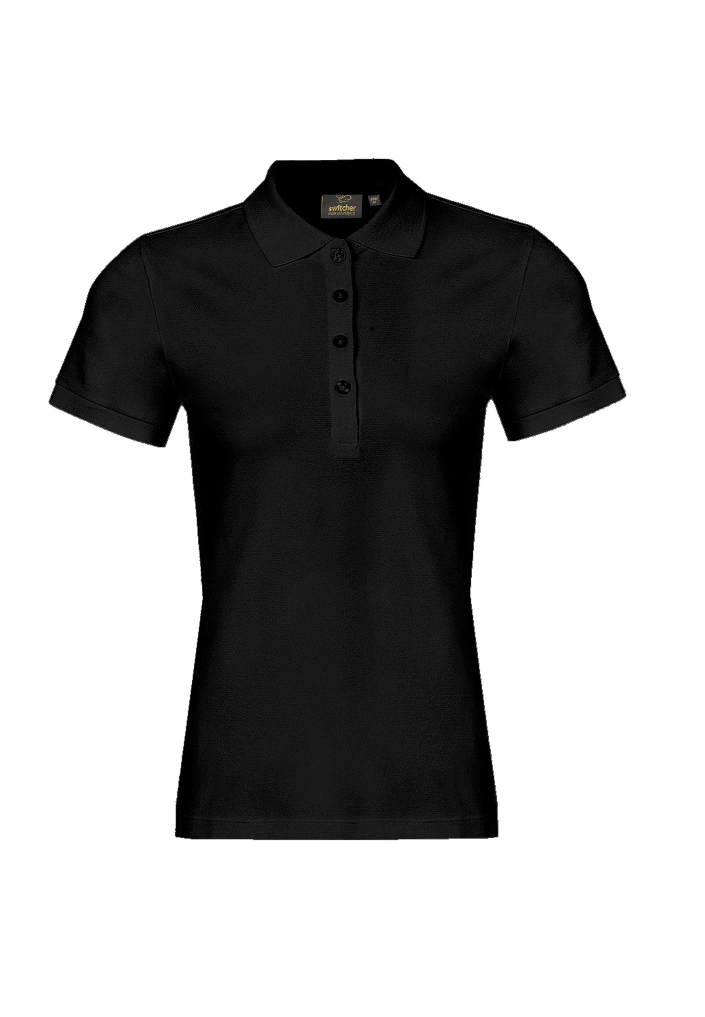 Stretch organic piqué polo shirt Stacy