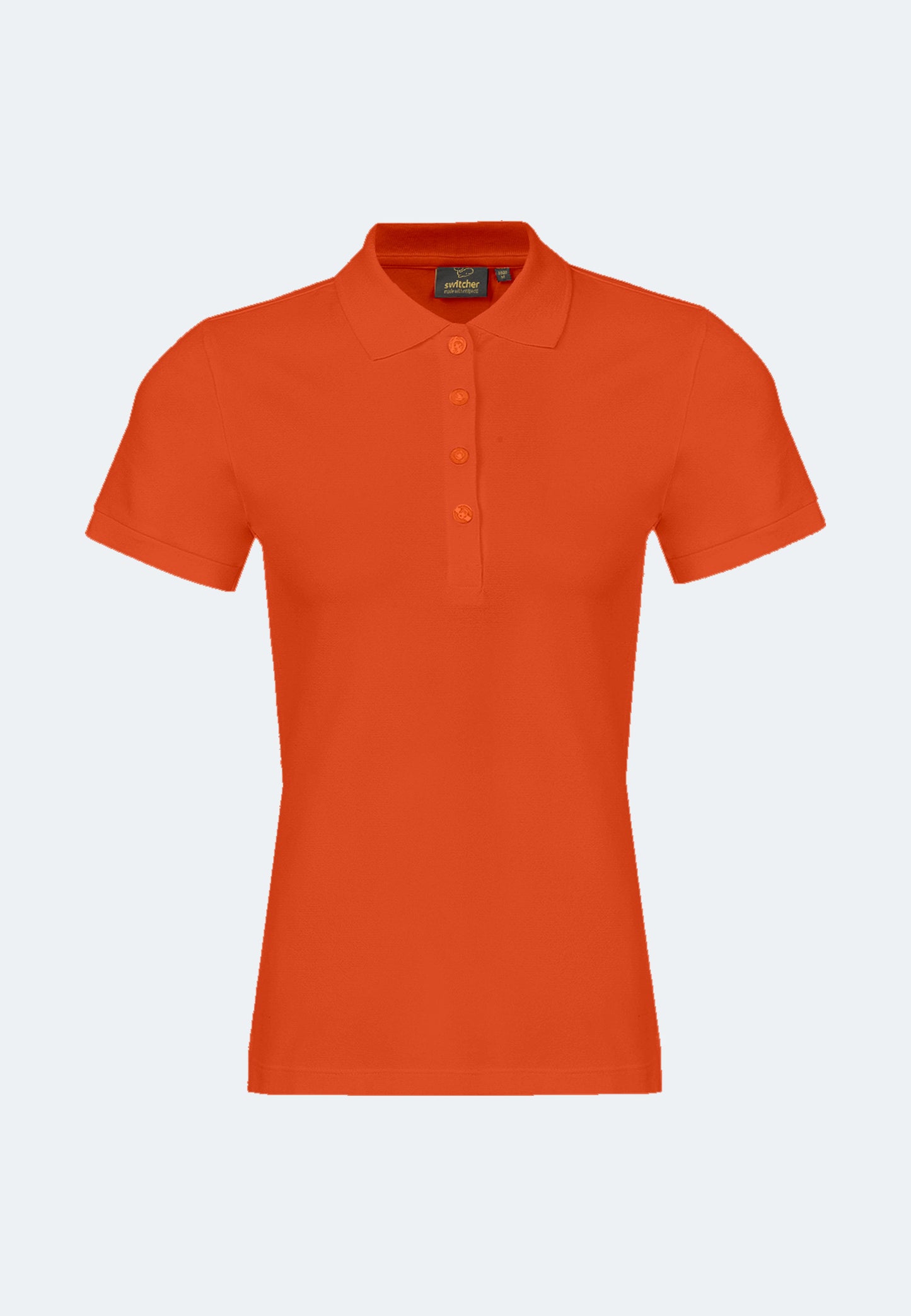 Stretch organic piqué polo shirt Stacy