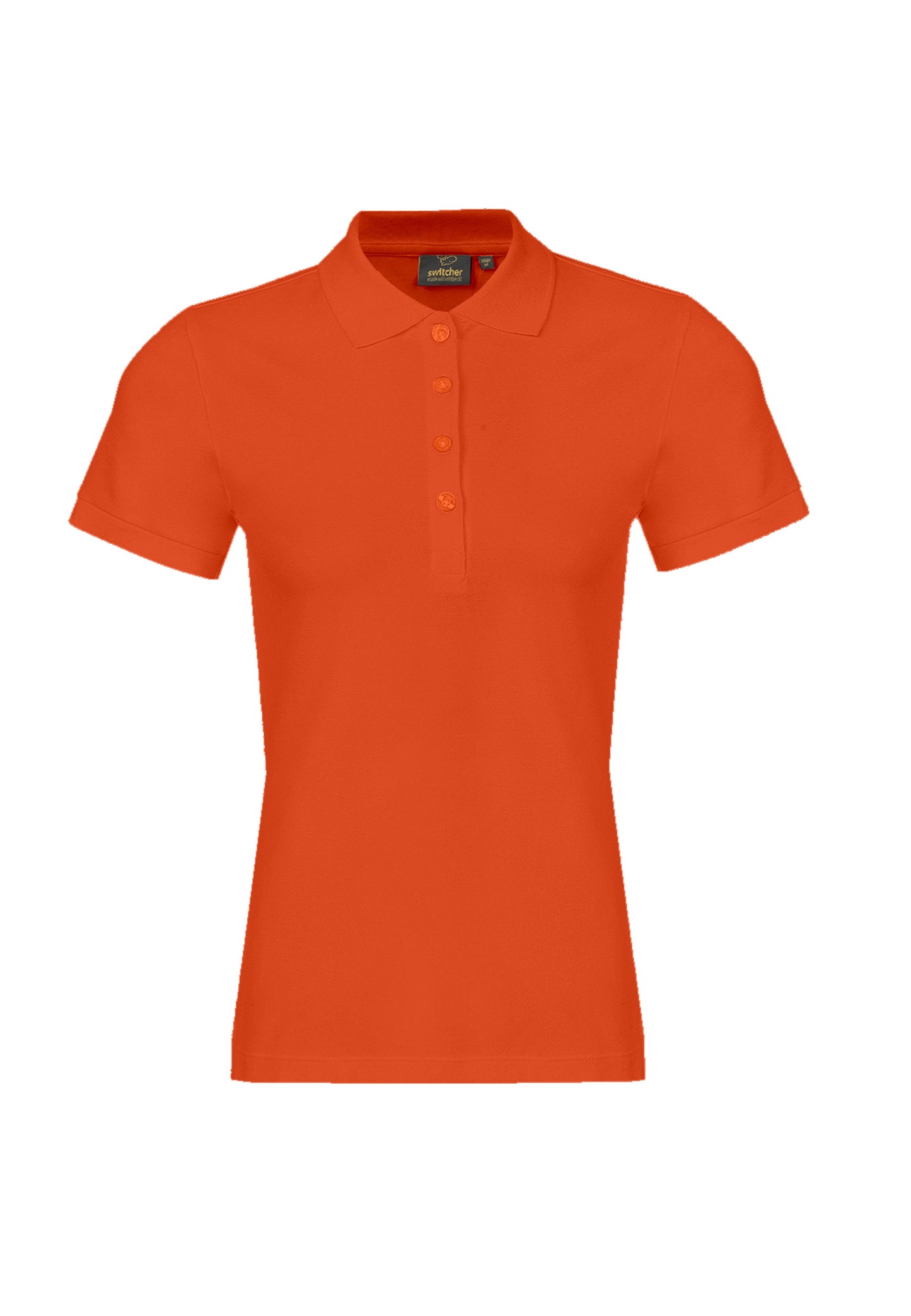Stretch organic piqué polo shirt Stacy