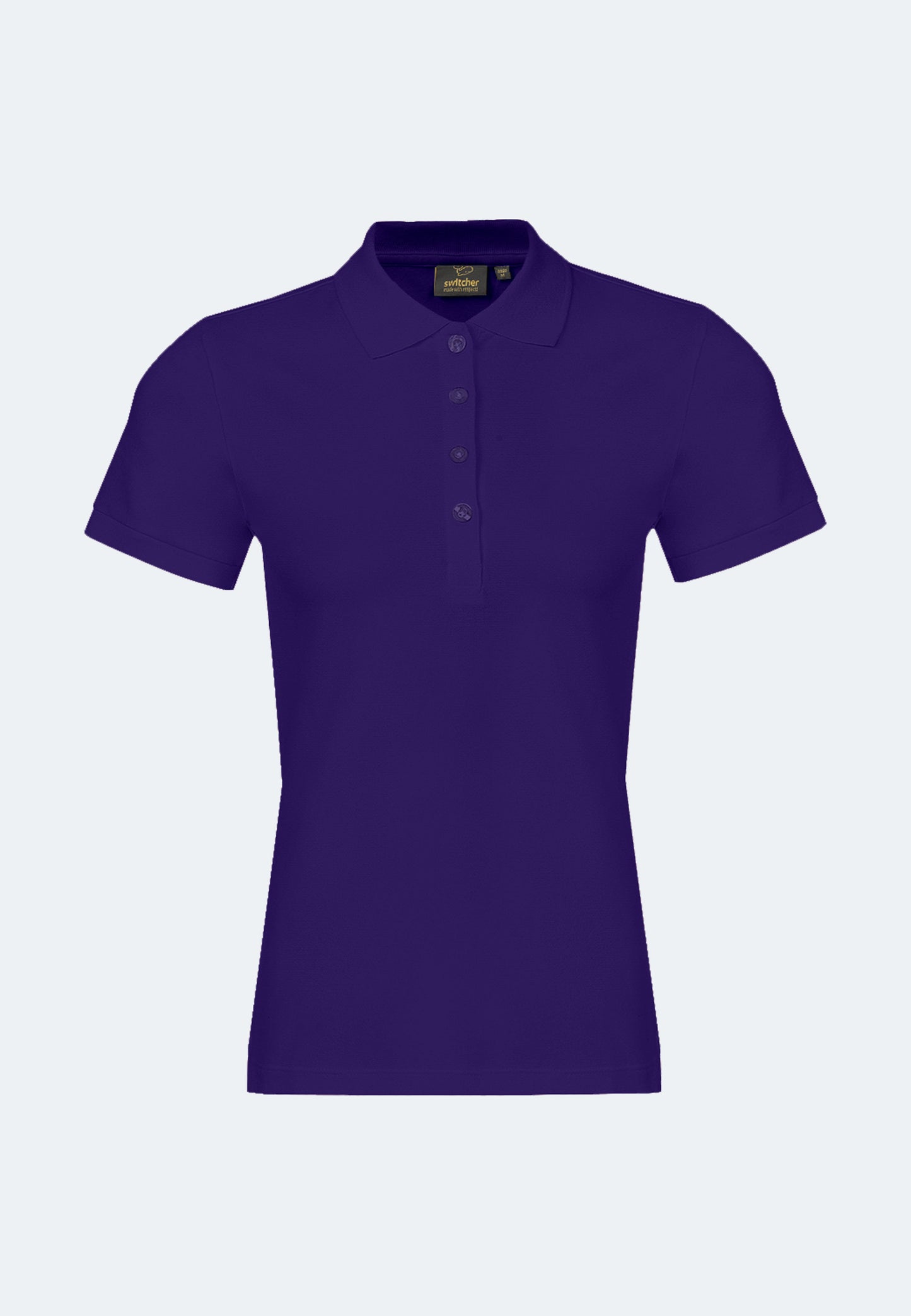 Stretch organic piqué polo shirt Stacy