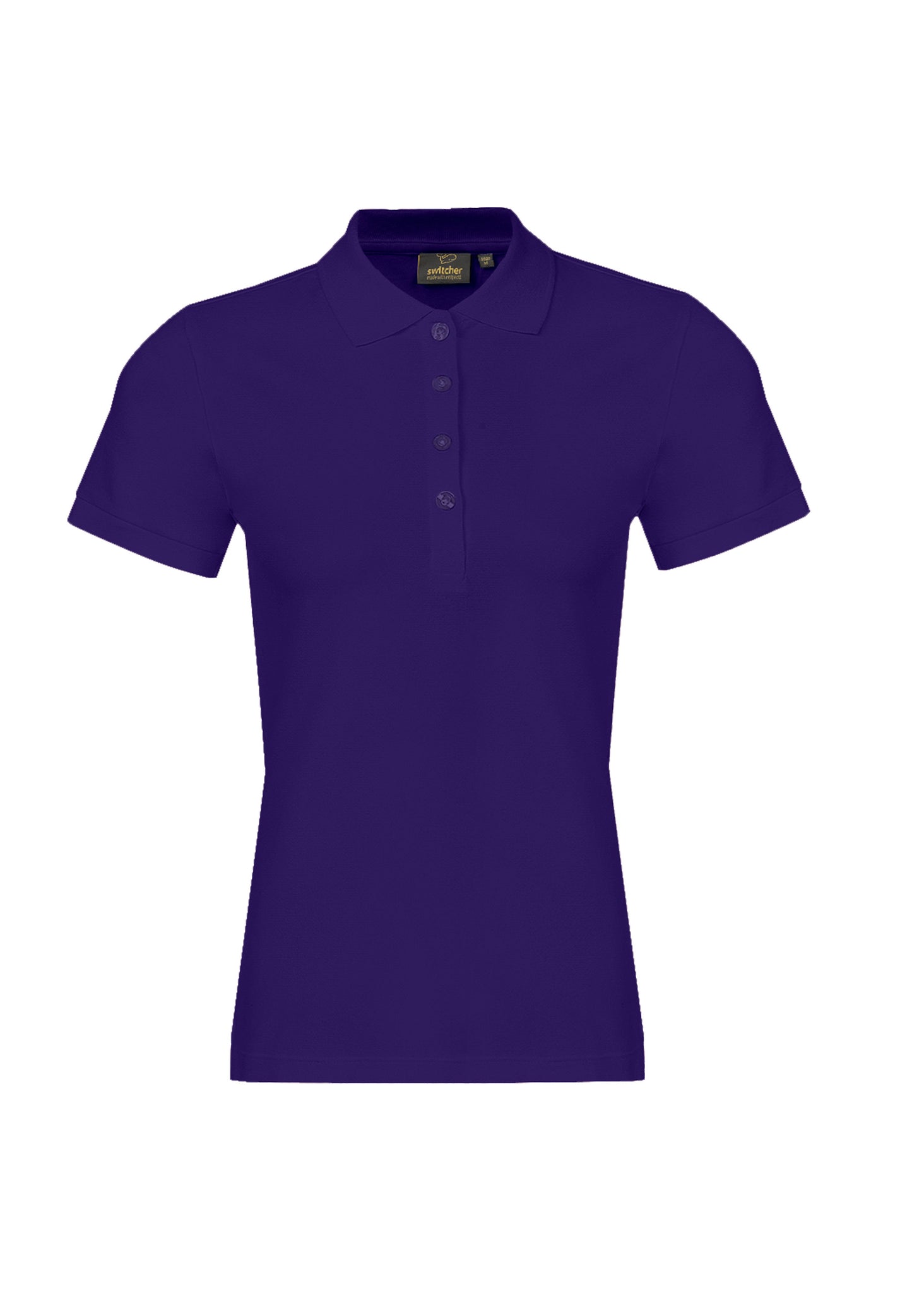 Stretch organic piqué polo shirt Stacy