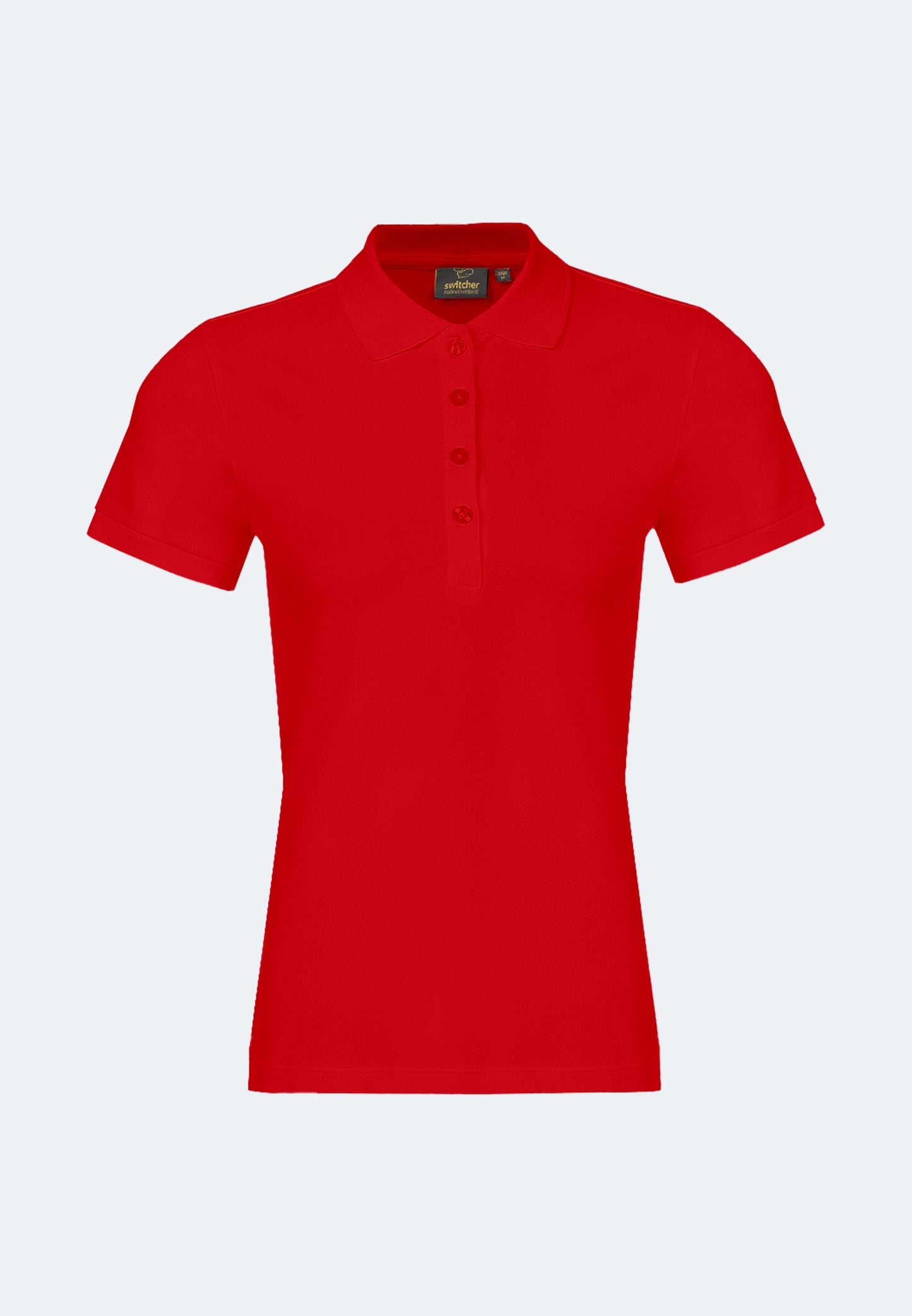 Stretch organic piqué polo shirt Stacy