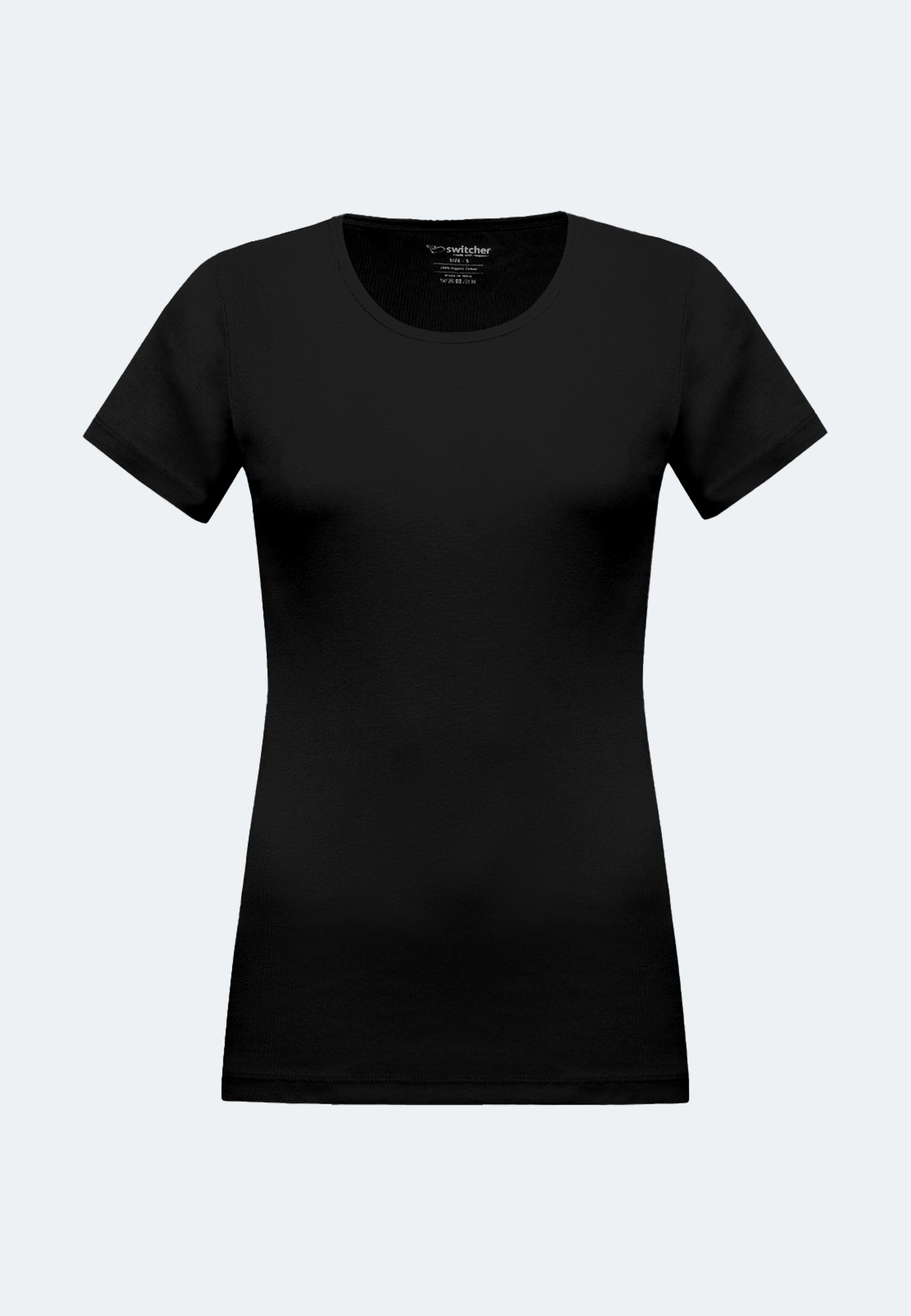 Round neck ribbed T-shirt Sally