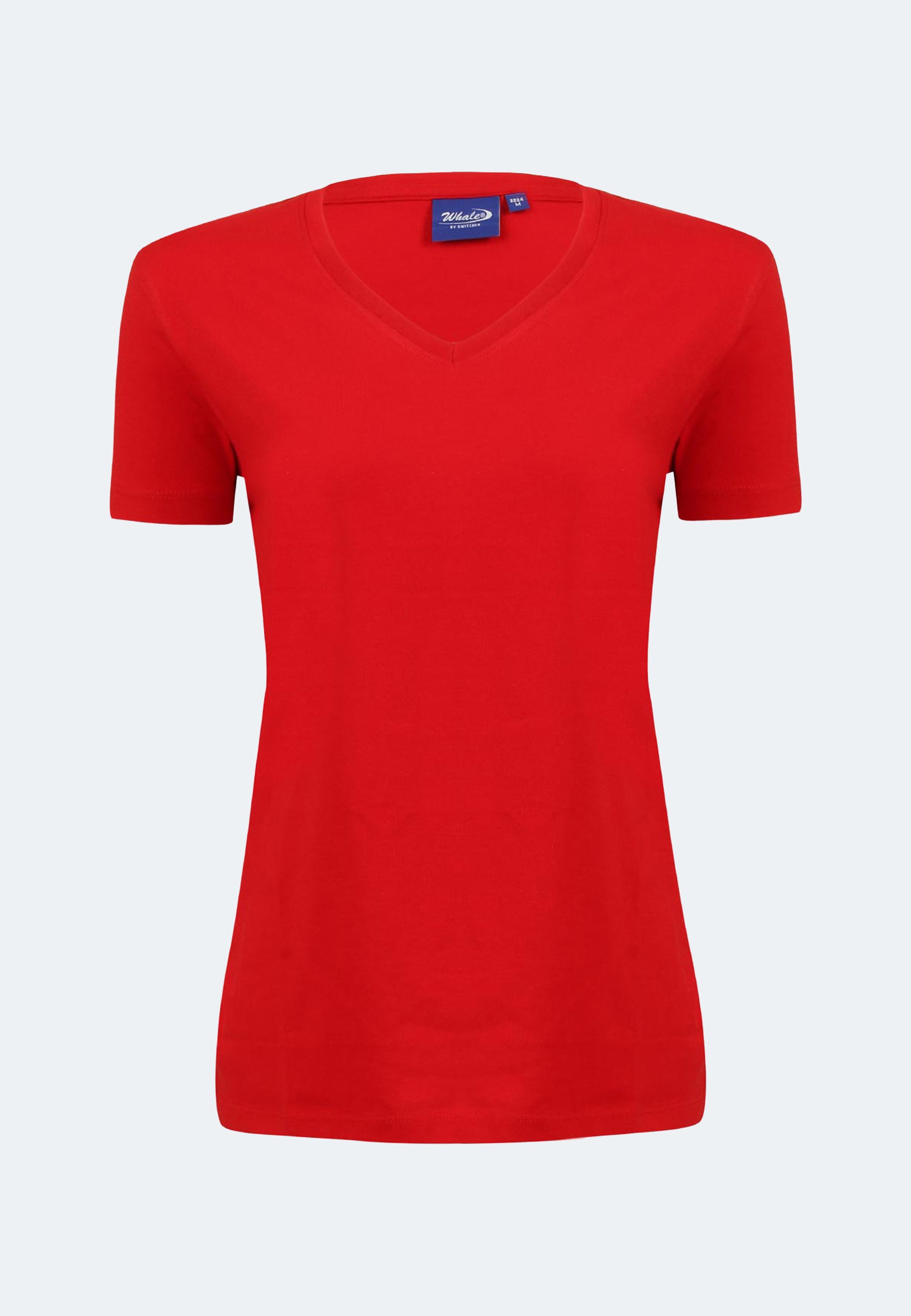 Switcher shirt Lady whale color/10 rouge