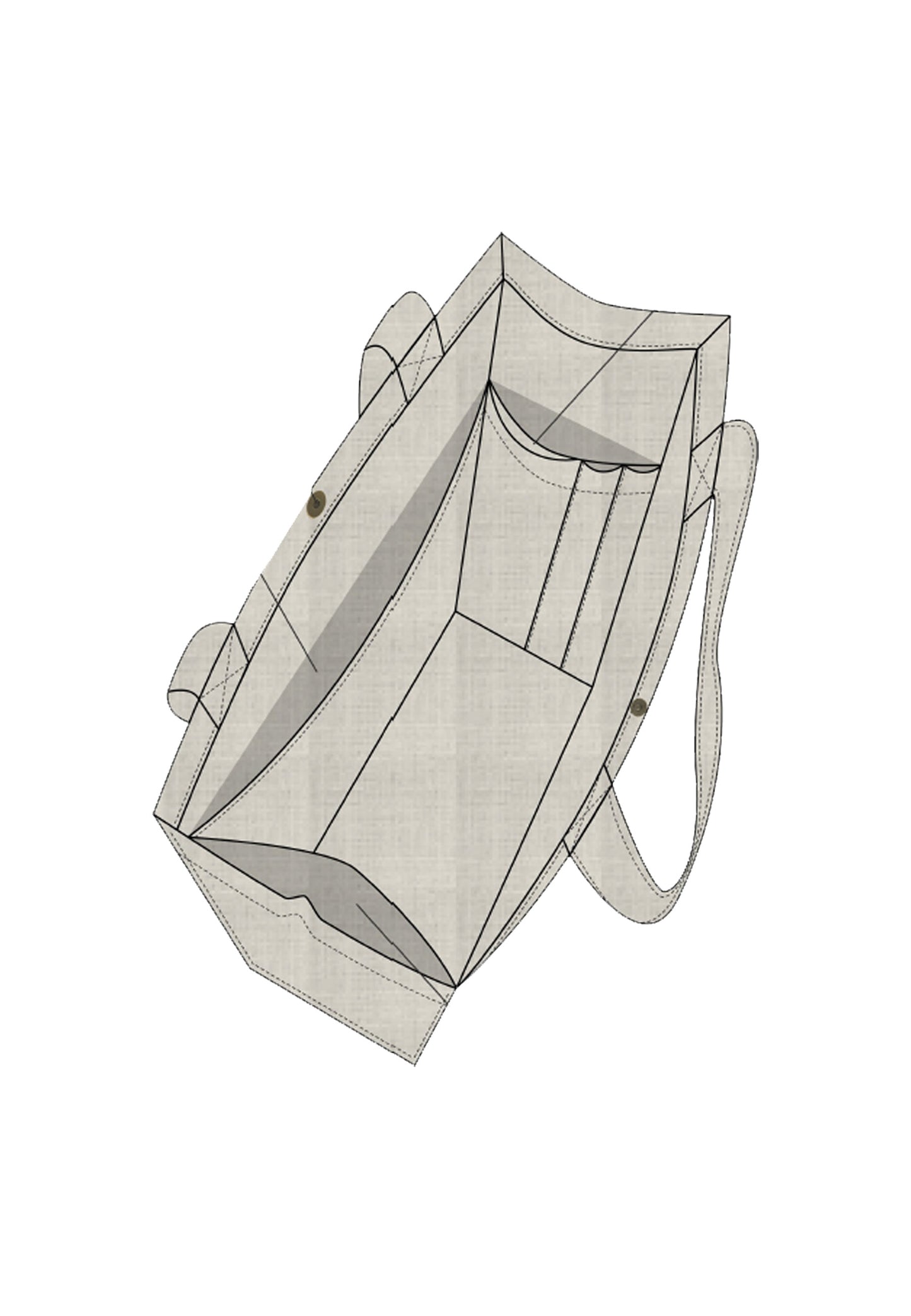 Shopping bag 100% recycled