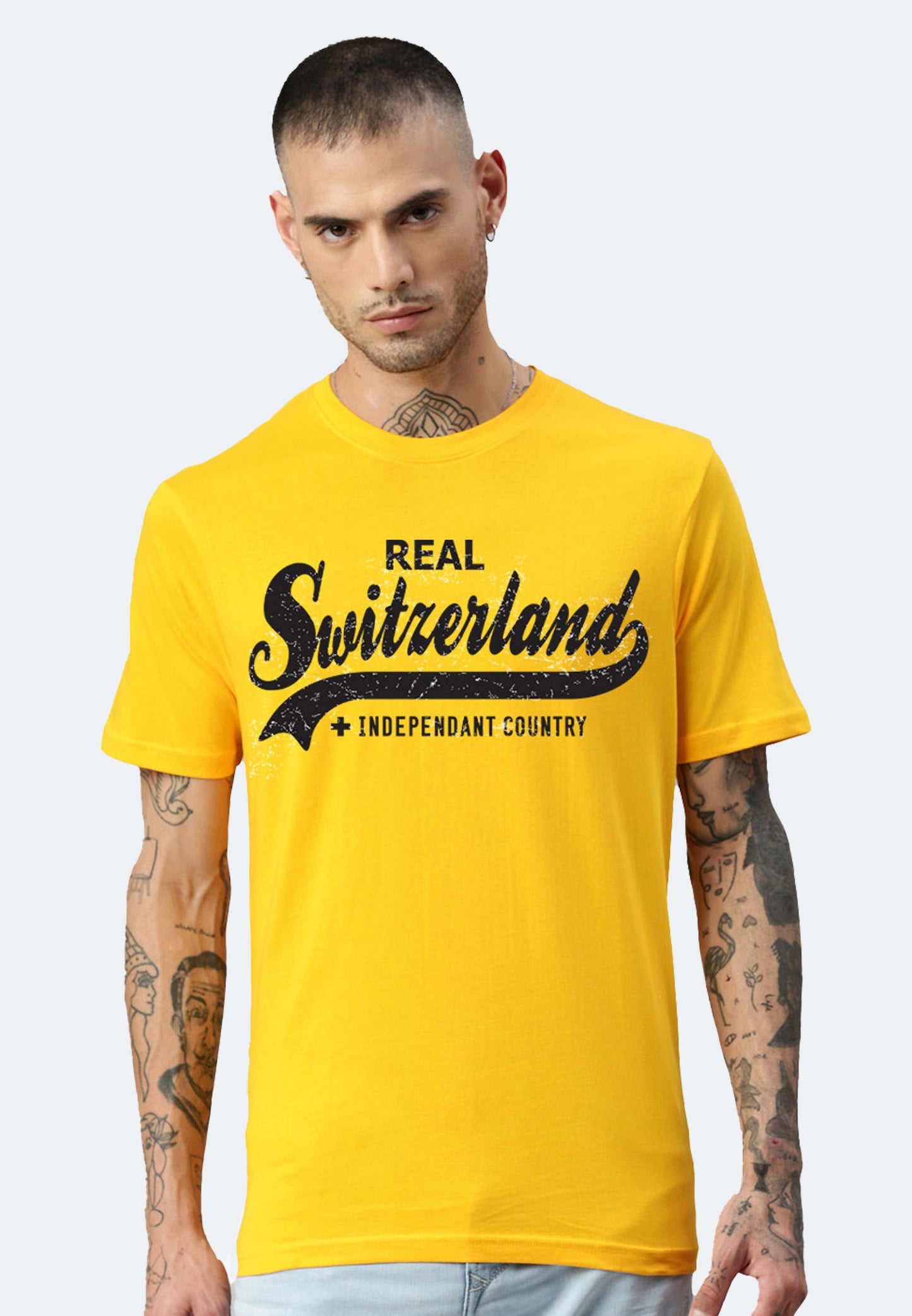 Switcher shirt Real Switzerland color/53 jaune