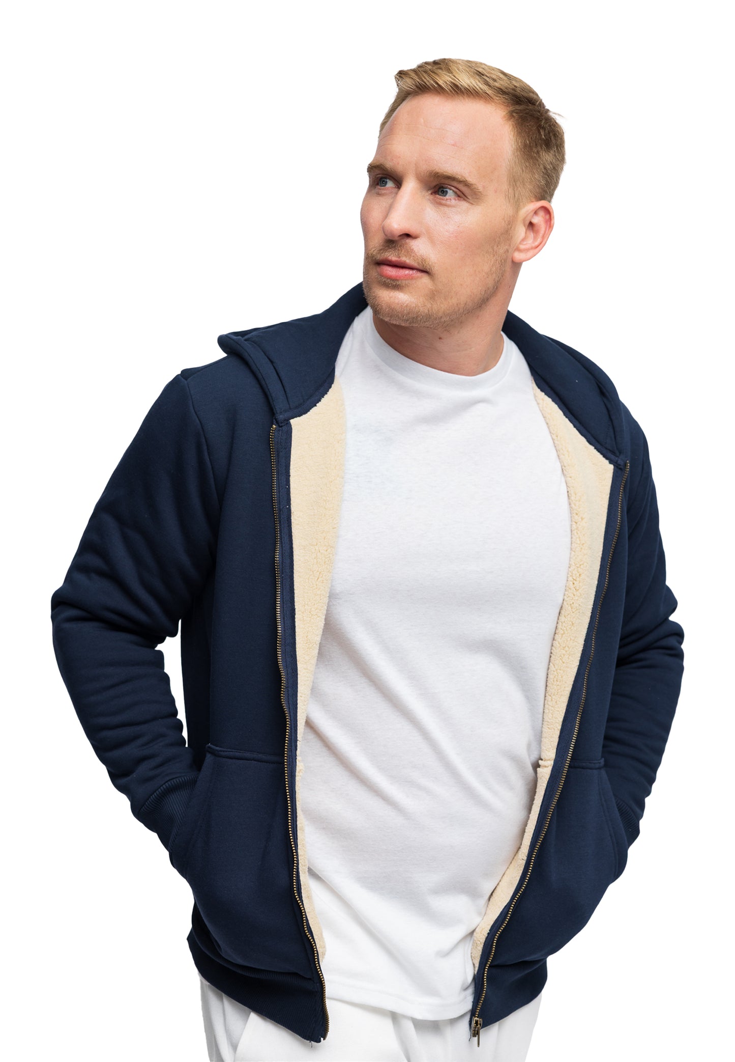 Switcher Sherpa Hoodie verbier color/20 navy