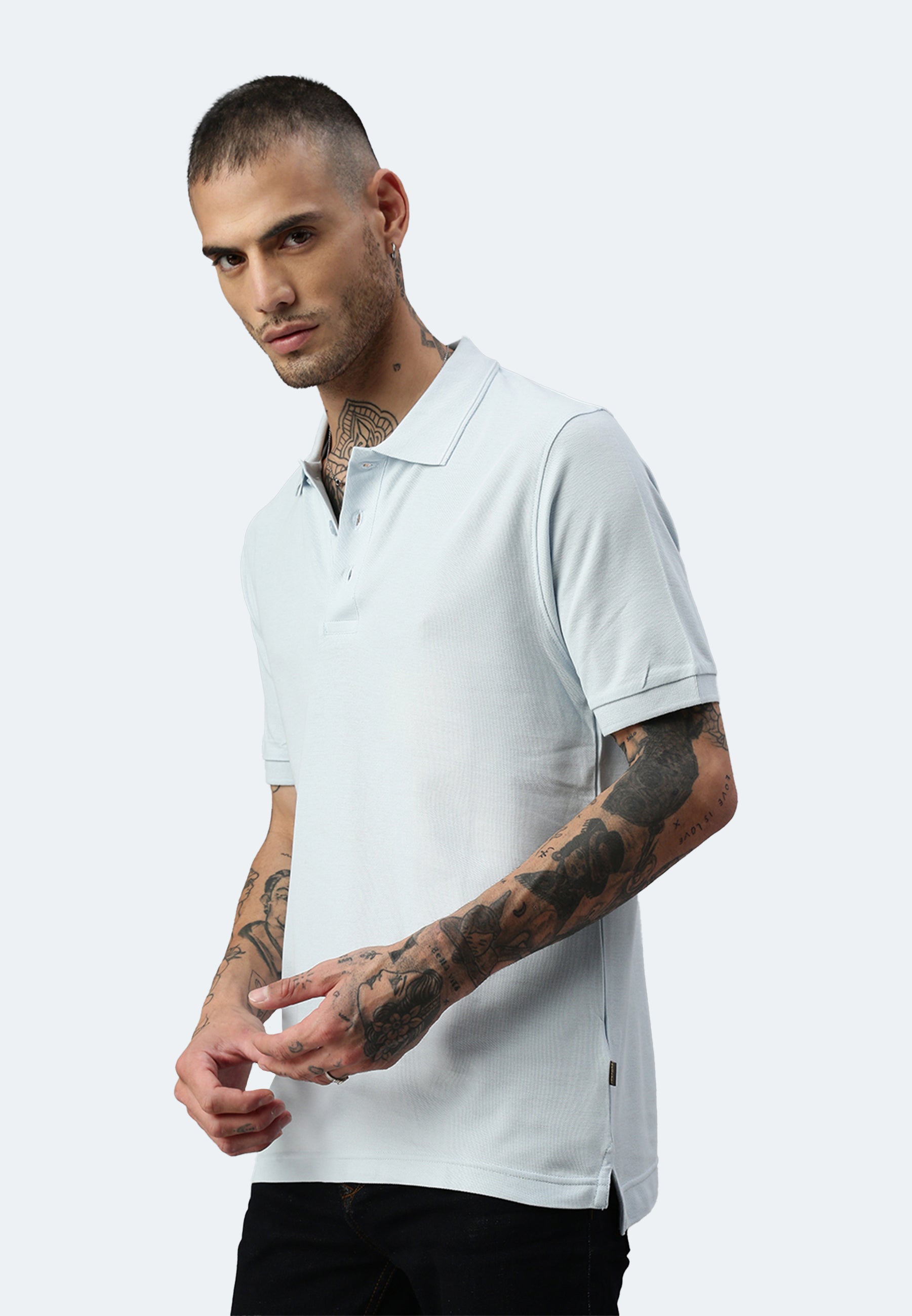 Switcher men's polo john color/blue angel
