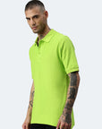 Switcher men's polo john color/lime