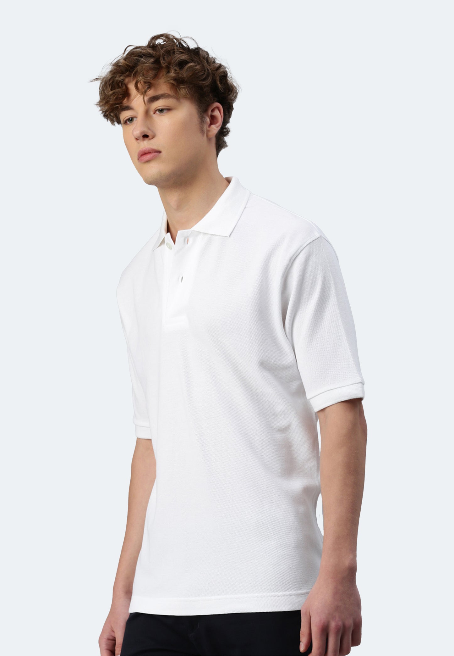 Switcher men's polo samuel color/1 blanc