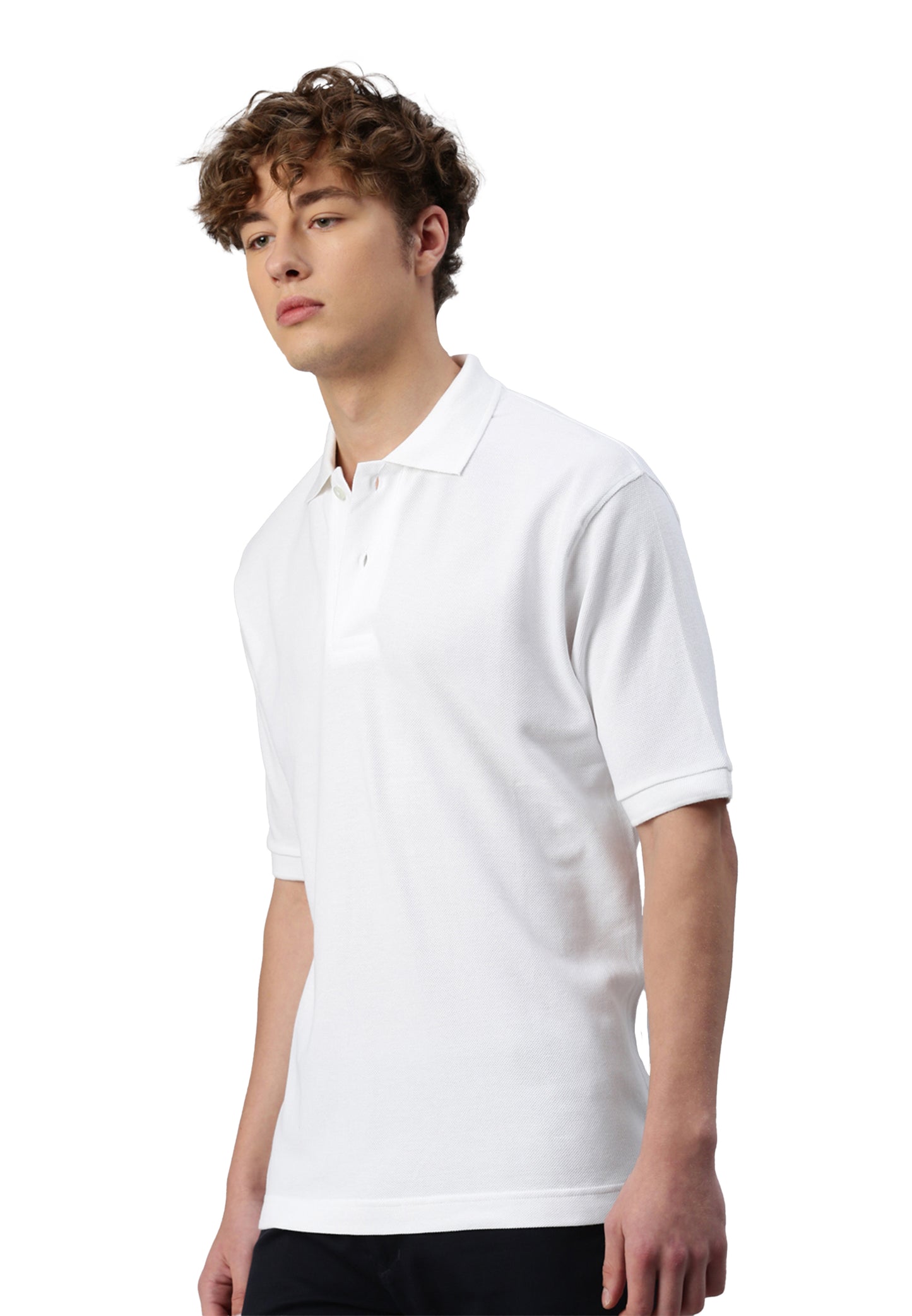 Switcher men's polo samuel color/1 blanc