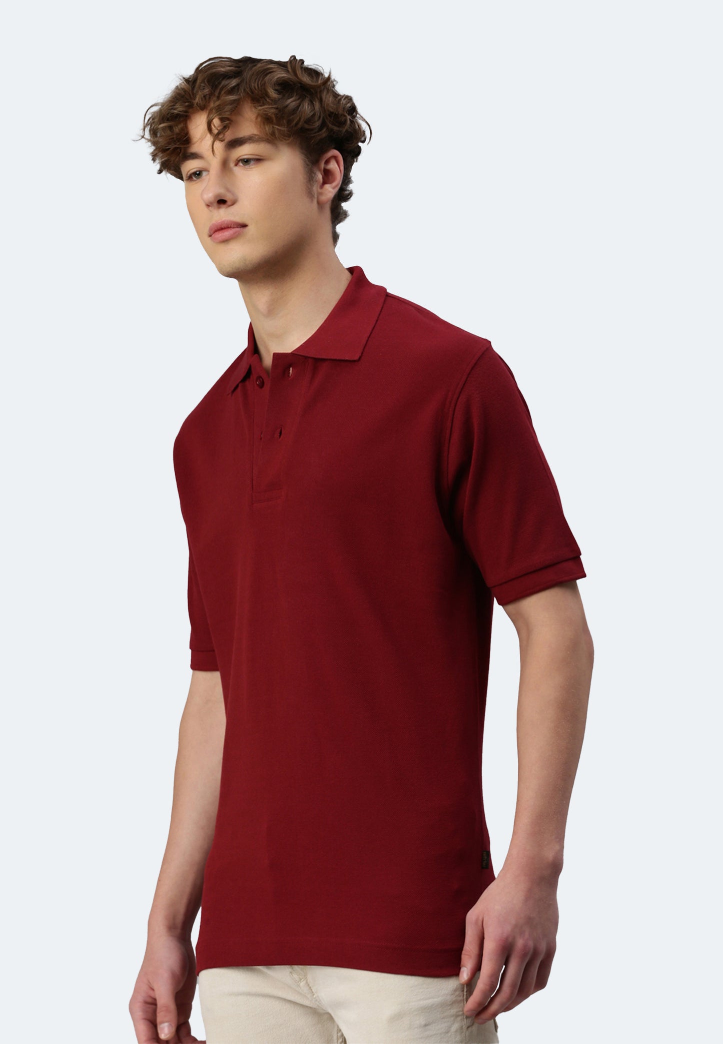 Switcher men's polo samuel color/158 burgundy
