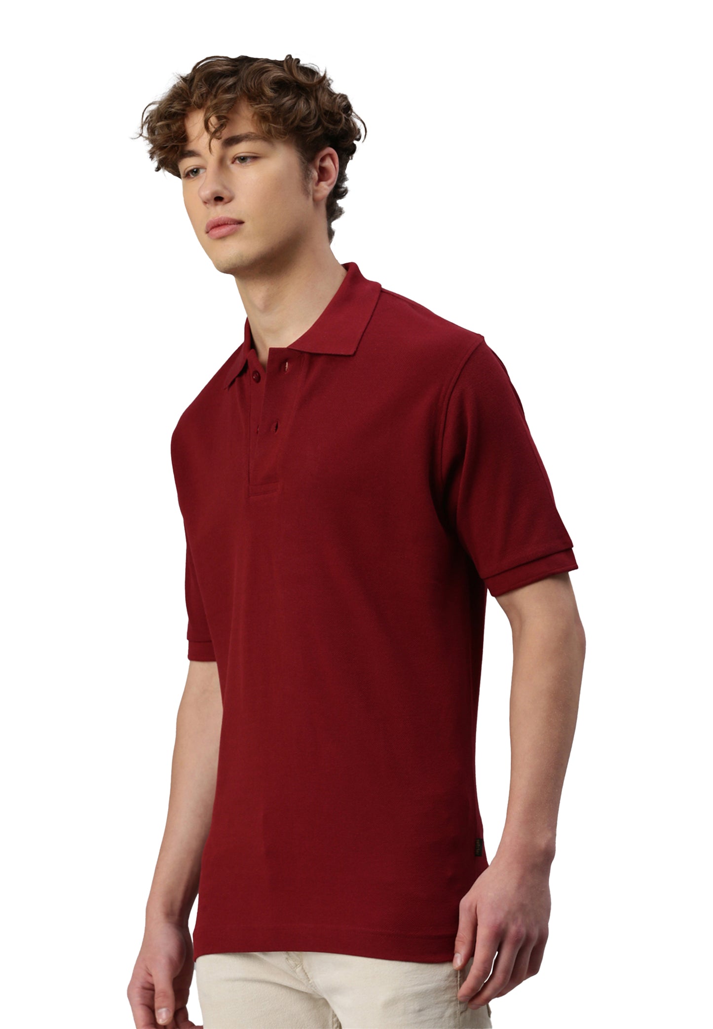 Switcher men's polo samuel color/158 burgundy