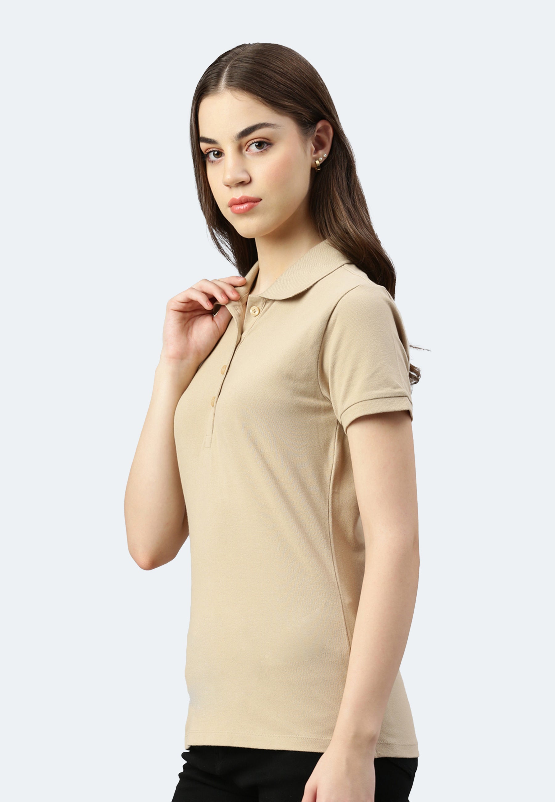 Switcher Lady polo stacy color/amande