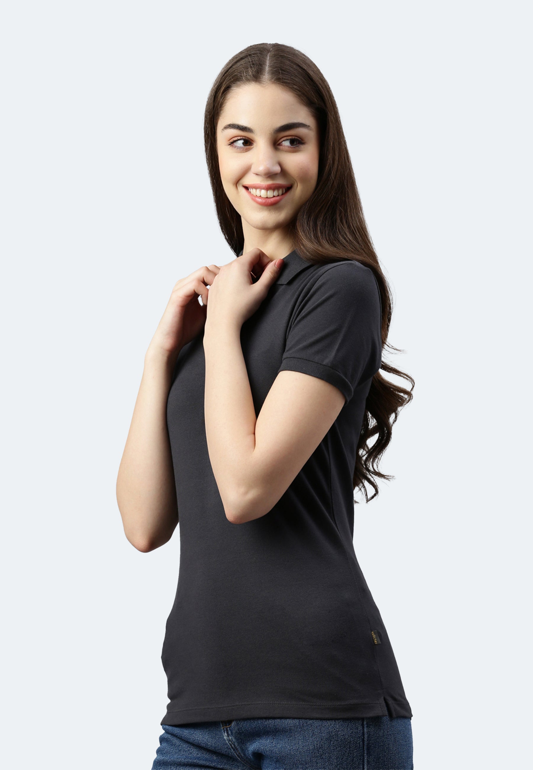 Switcher Lady polo stacy color/arsenic