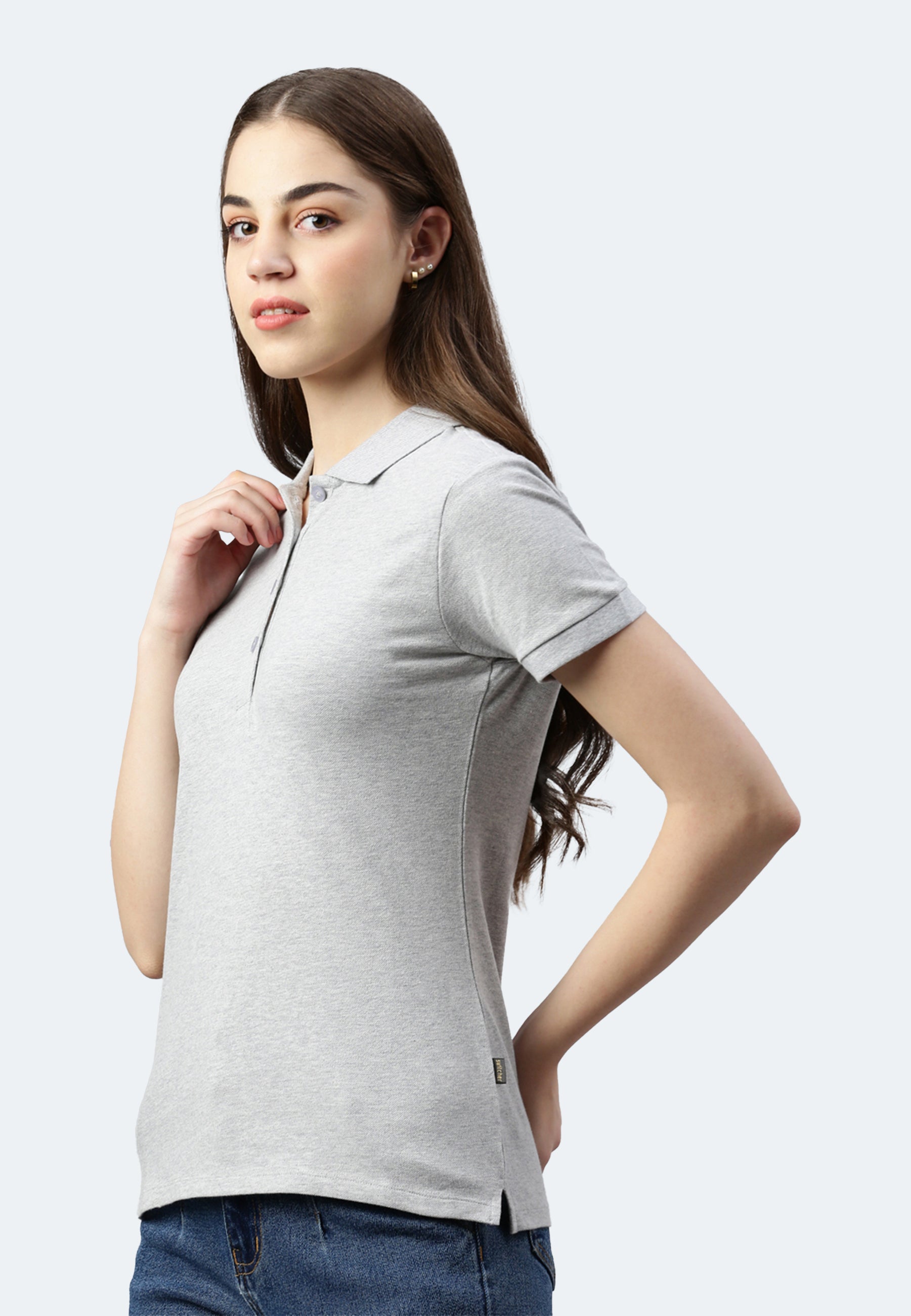 Switcher Lady polo stacy color/gris chine