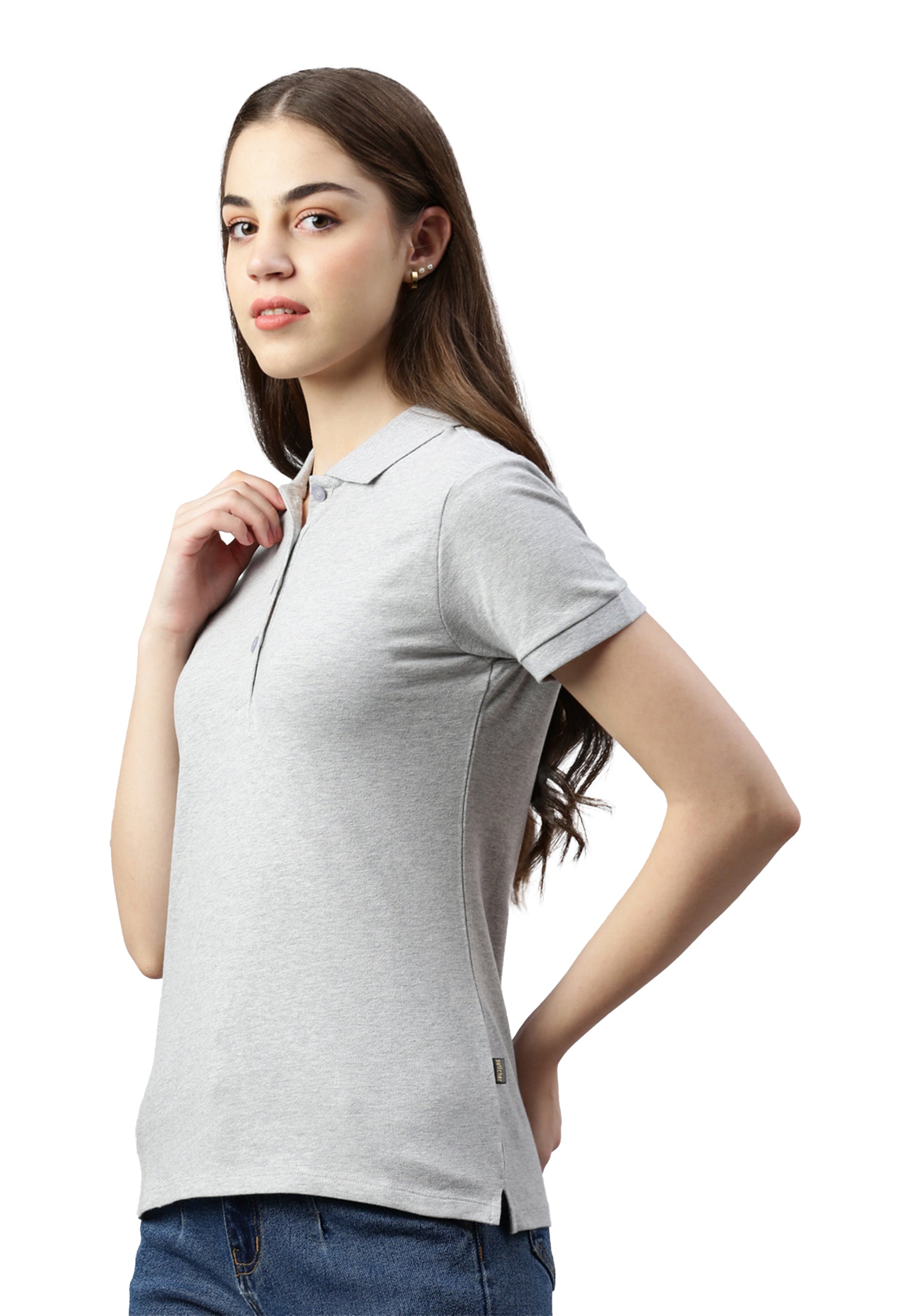 Switcher Lady polo stacy color/gris chine