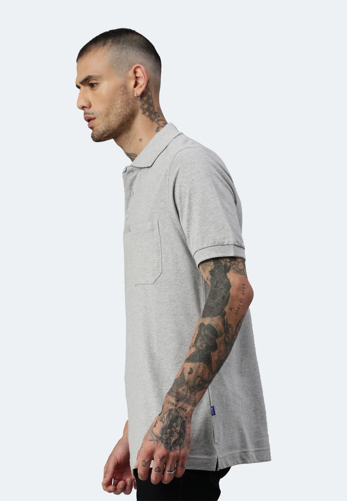 Switcher pocket polo whale color/42 gris chine