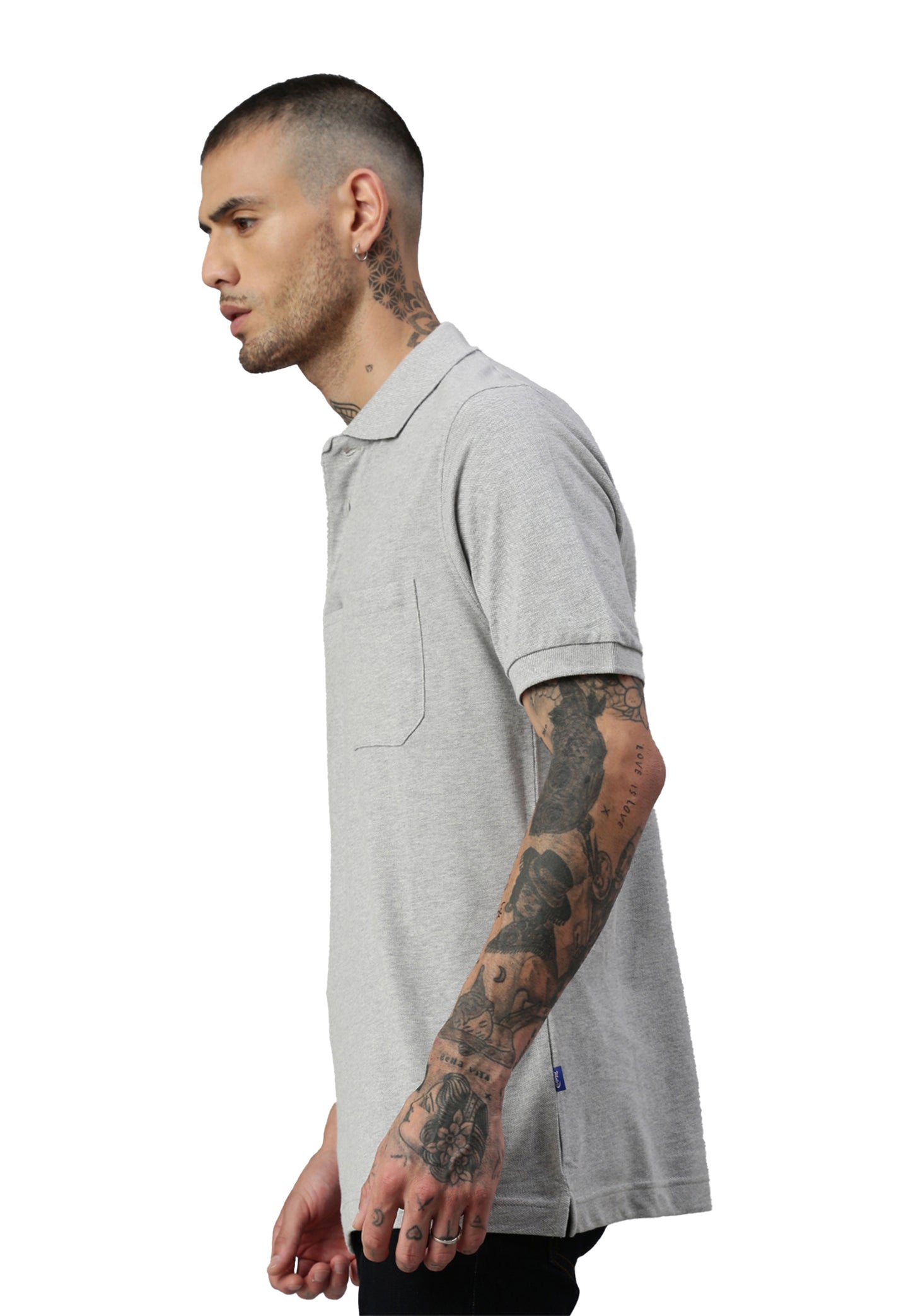Switcher pocket polo whale color/42 gris chine