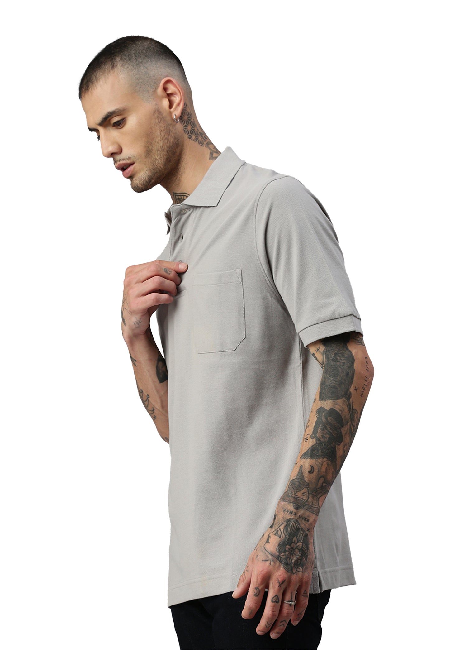 Switcher pocket polo whale color/402 gris foncé